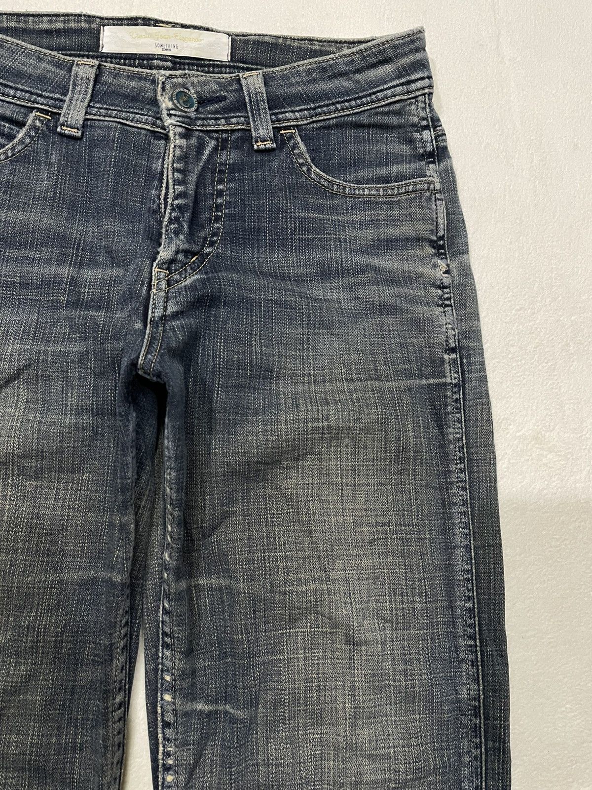 Japanese Brand Vintage Something Edwin Boot Cut Mudwash Denim Jeans Size US 30 / EU 46 - 4 Thumbnail