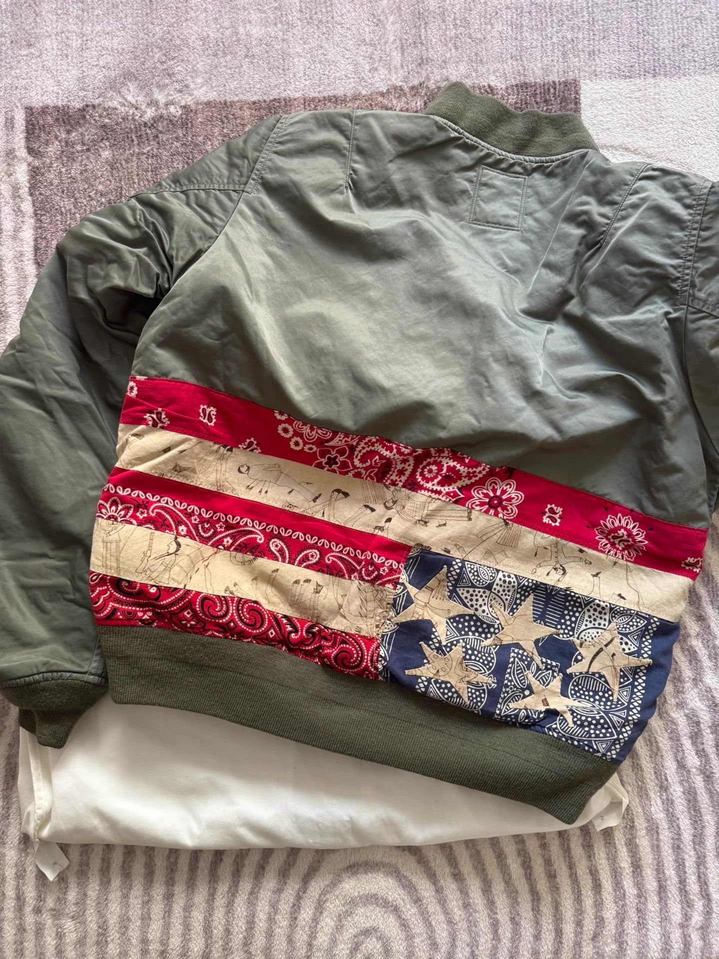 Visvim VISVIM 16AW ICT THORSON MA-1 JKT Dye Flag Size US L / EU 52-54 / 3 - 2 Thumbnail