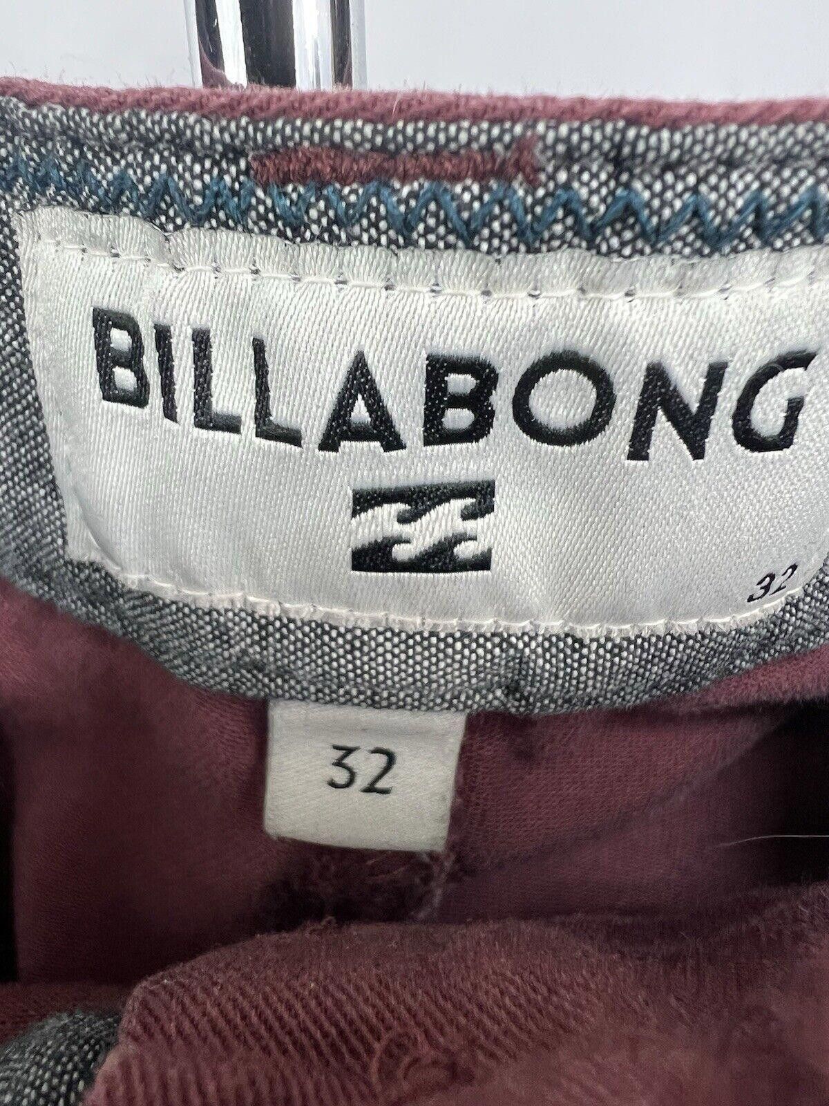 Billabong Billabong Shorts Mens 32 Burgundy Size US 32 / EU 48 - 3 Thumbnail