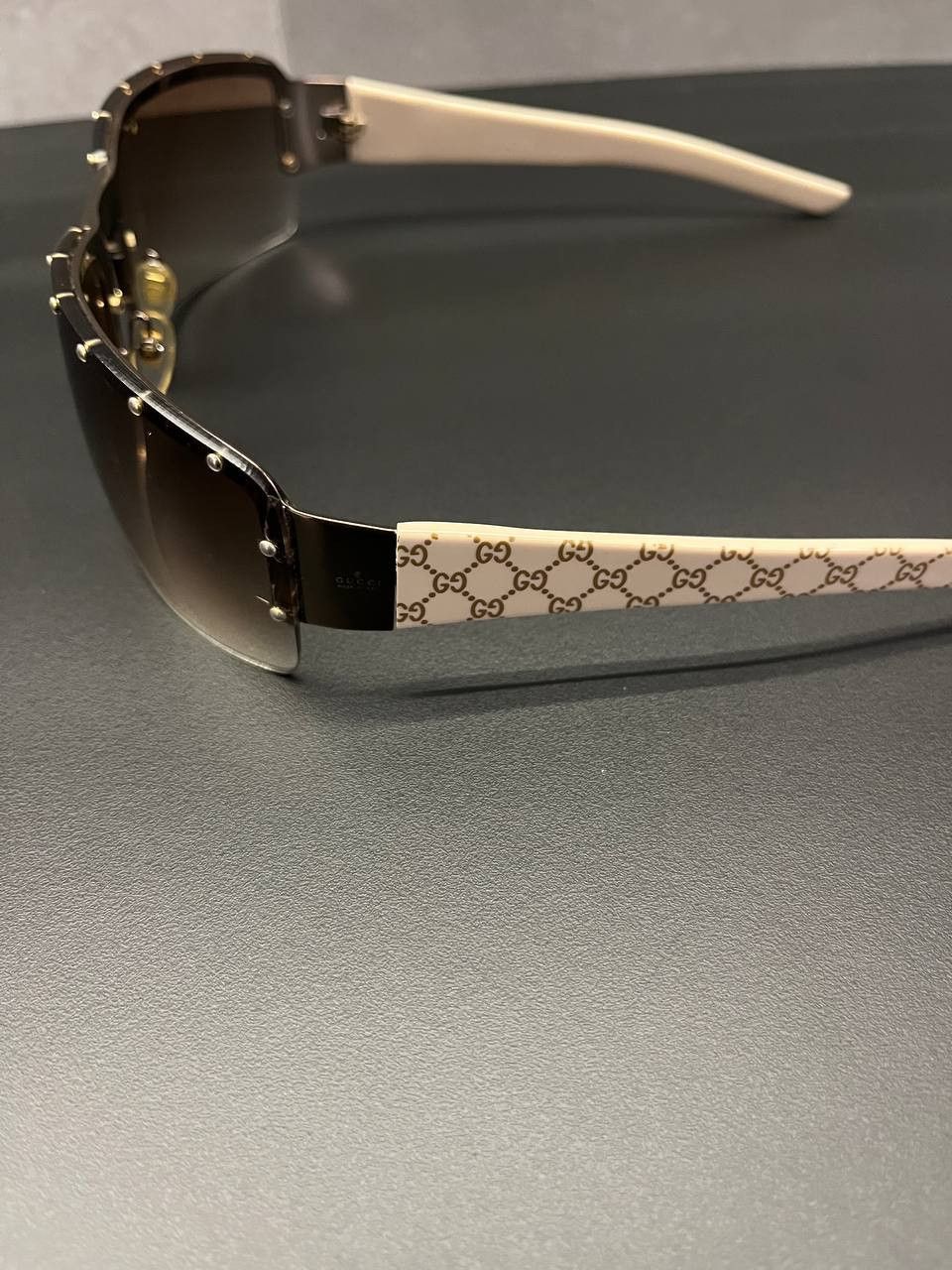 Gucci Gucci Guccissima Gradient Studded GG1823/S Semi Rimless Size ONE SIZE - 5 Thumbnail