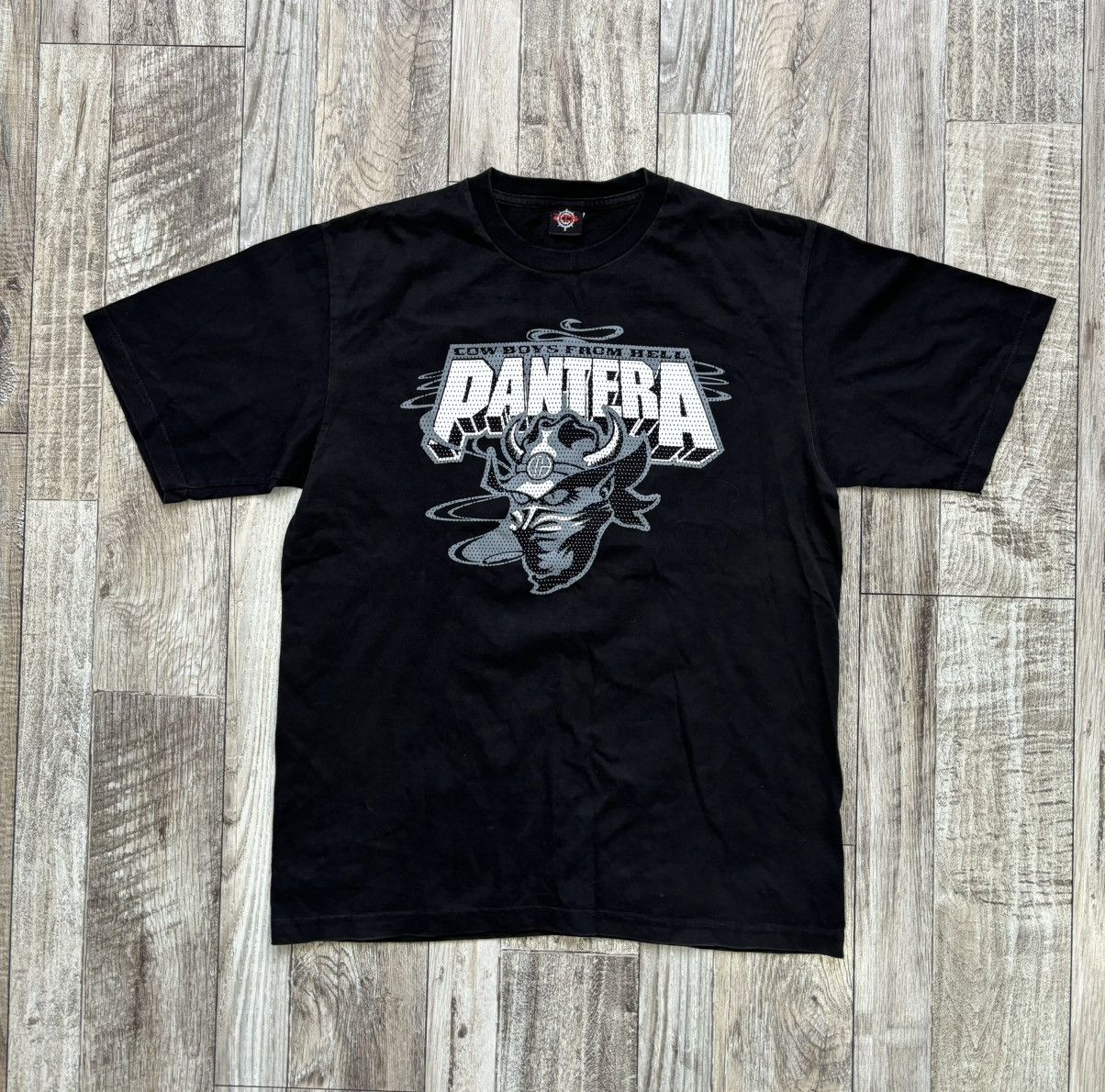 Band Tees × Vintage Vintage COWBOYS FROM HELL PANTERA American Metal Band Tee Size US L / EU 52-54 / 3 - 1 Thumbnail