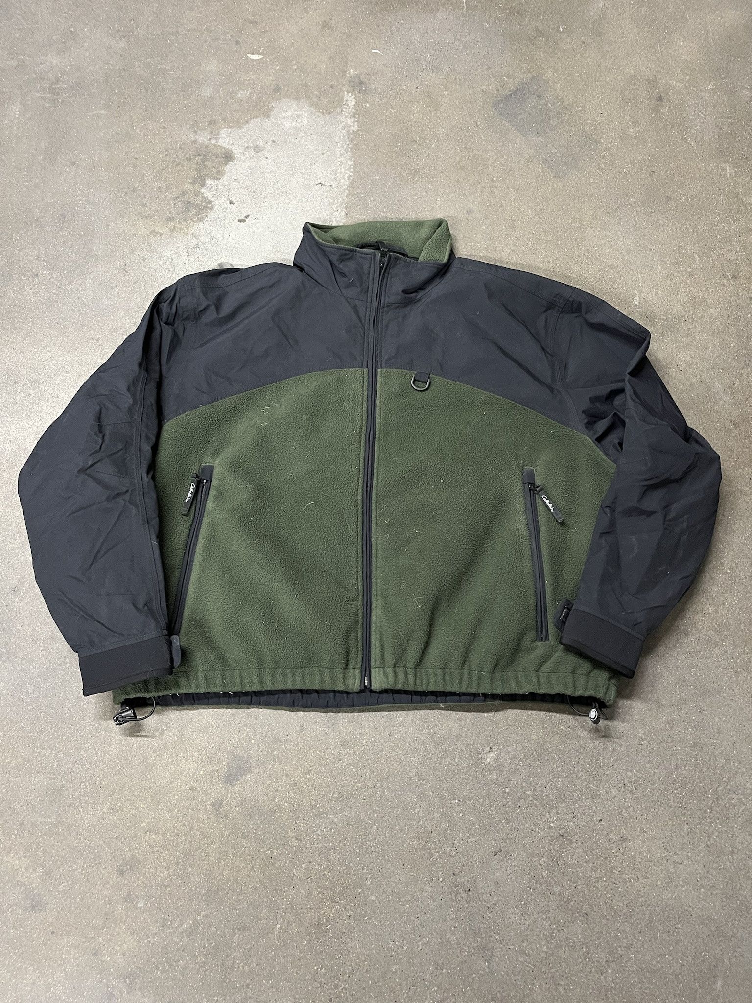 Vintage Vintage 2000s Cabelas Dry Plus Green Black Fleece Jacket Size 3XL Size US XXL / EU 58 / 5 - 1 Thumbnail