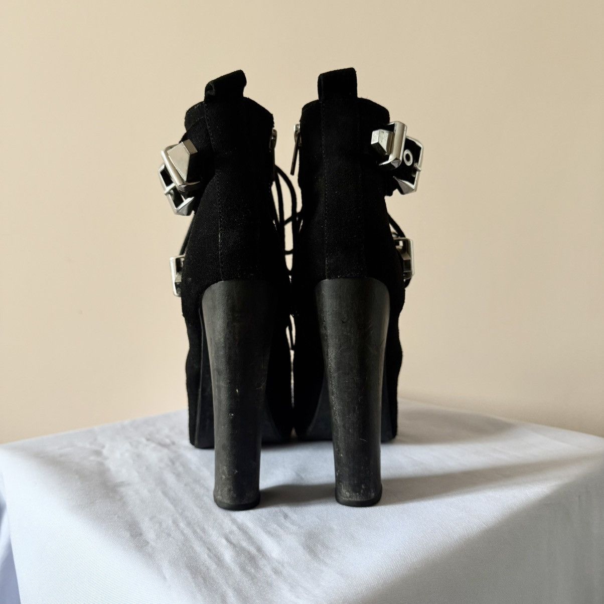 Jeffrey Campbell Punk Jeffrey Campbell Straps High Heels Boots Office Style Size US 6 / IT 36 - 8 Thumbnail