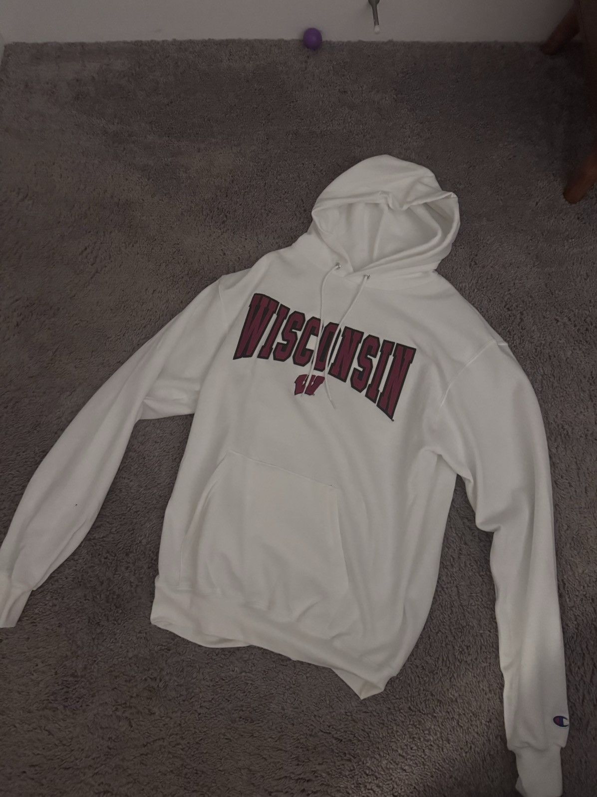 Champion Wisconsin Madison Hoodie Never Worn Size M / US 6-8 / IT 42-44 - 1 Preview
