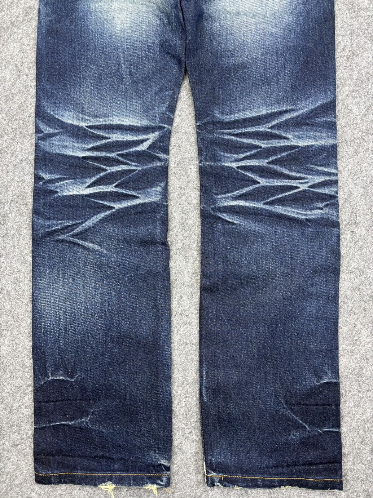 Designer Insane🔥DIVINER Slash Fades Patchwork Distressed Denim F720 Size US 30 / EU 46 - 17 Thumbnail