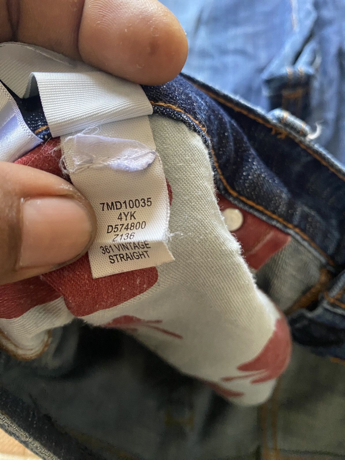 If Six Was Nine × Lucky Brand × Vintage Vintage lucky brand straight cut denim Size US 36 / EU 52 - 13 Thumbnail