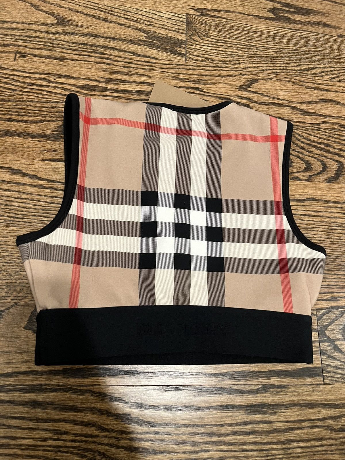 Burberry Burberry Check Stretch Jersey Bra Top Size XS / US 0-2 / IT 36-38 - 7 Thumbnail