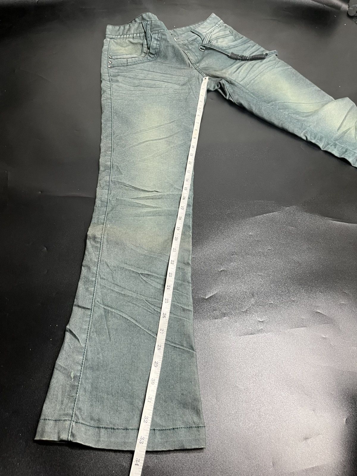 If Six Was Nine × Japanese Brand × Le Grande Bleu (L.G.B.) Japanese Samuel And Kevin Flared Jeans Size US 30 / EU 46 - 12 Thumbnail
