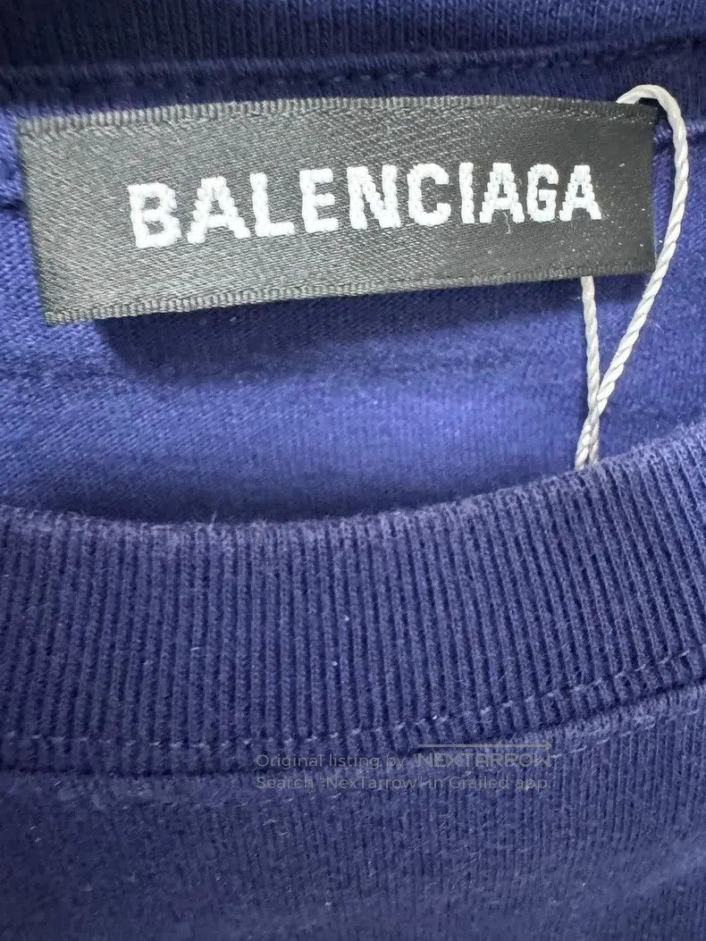 Balenciaga Balenciaga Logo letter emblem round-neck short-sleeve T-sh Size US L / EU 52-54 / 3 - 4 Thumbnail