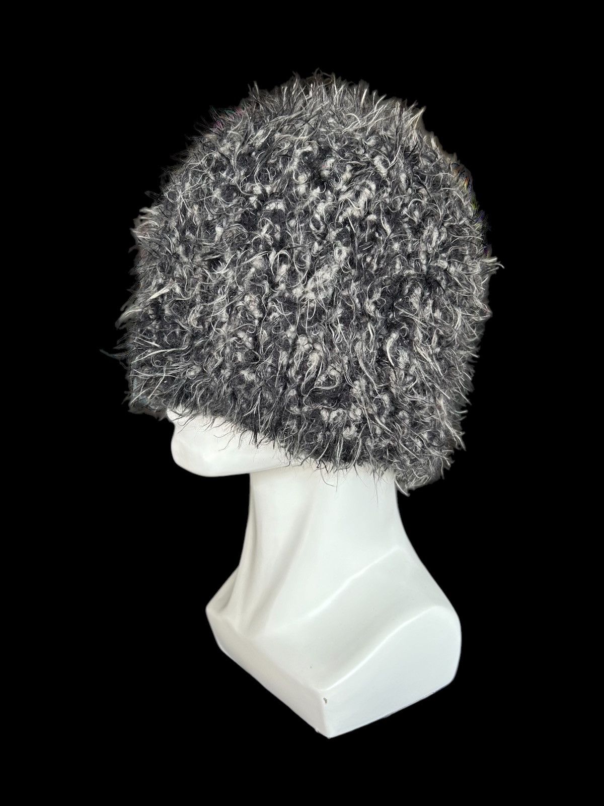 Japanese Brand × Kapital × Vintage Japanese Style Mohawk Fur big Beanie Hats Rare🎌☠️☠️ Size ONE SIZE - 3 Thumbnail