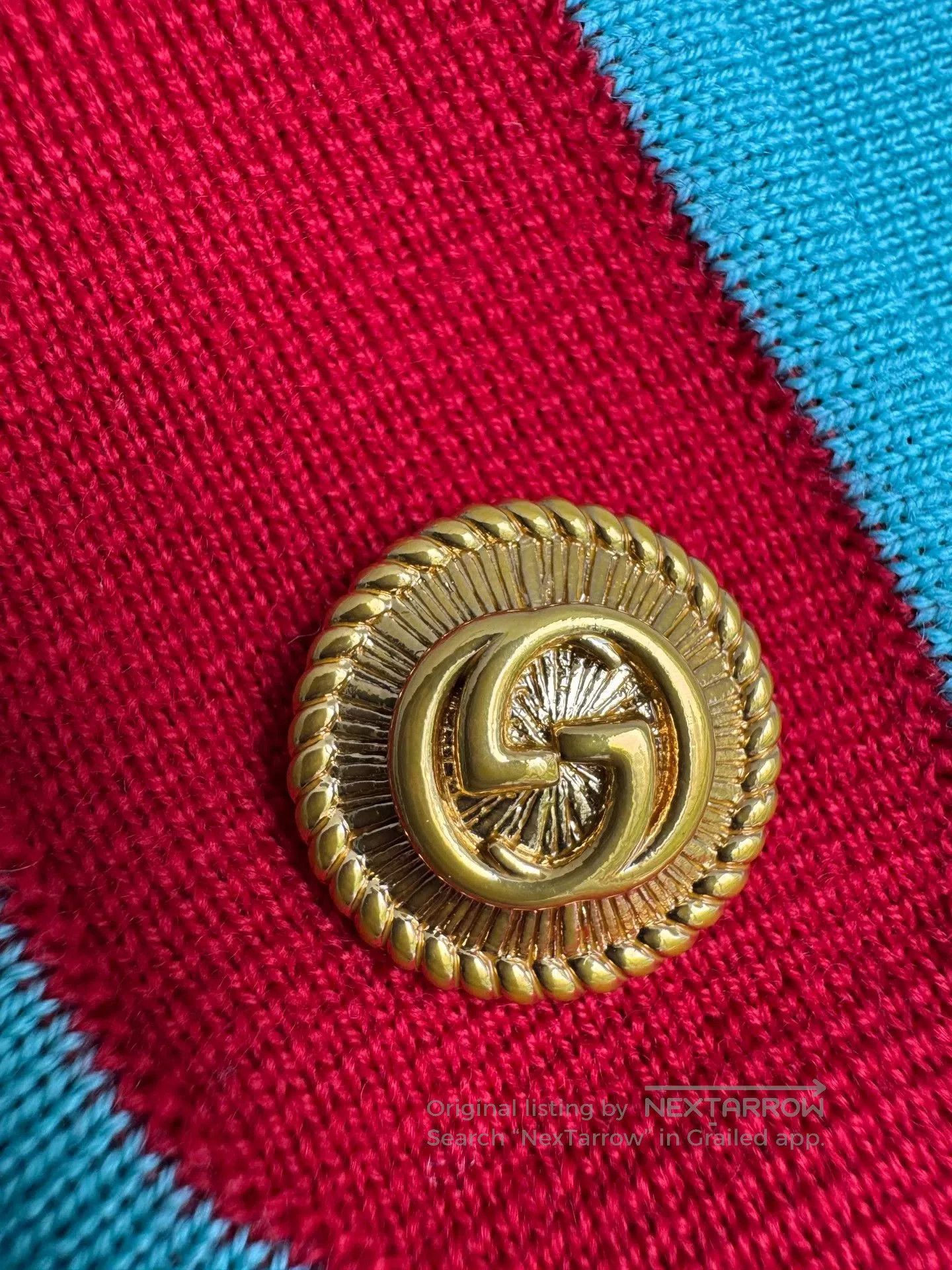 Gucci Gucci Sky Blue Knit Sweater. Size XS / US 0-2 / IT 36-38 - 6 Thumbnail