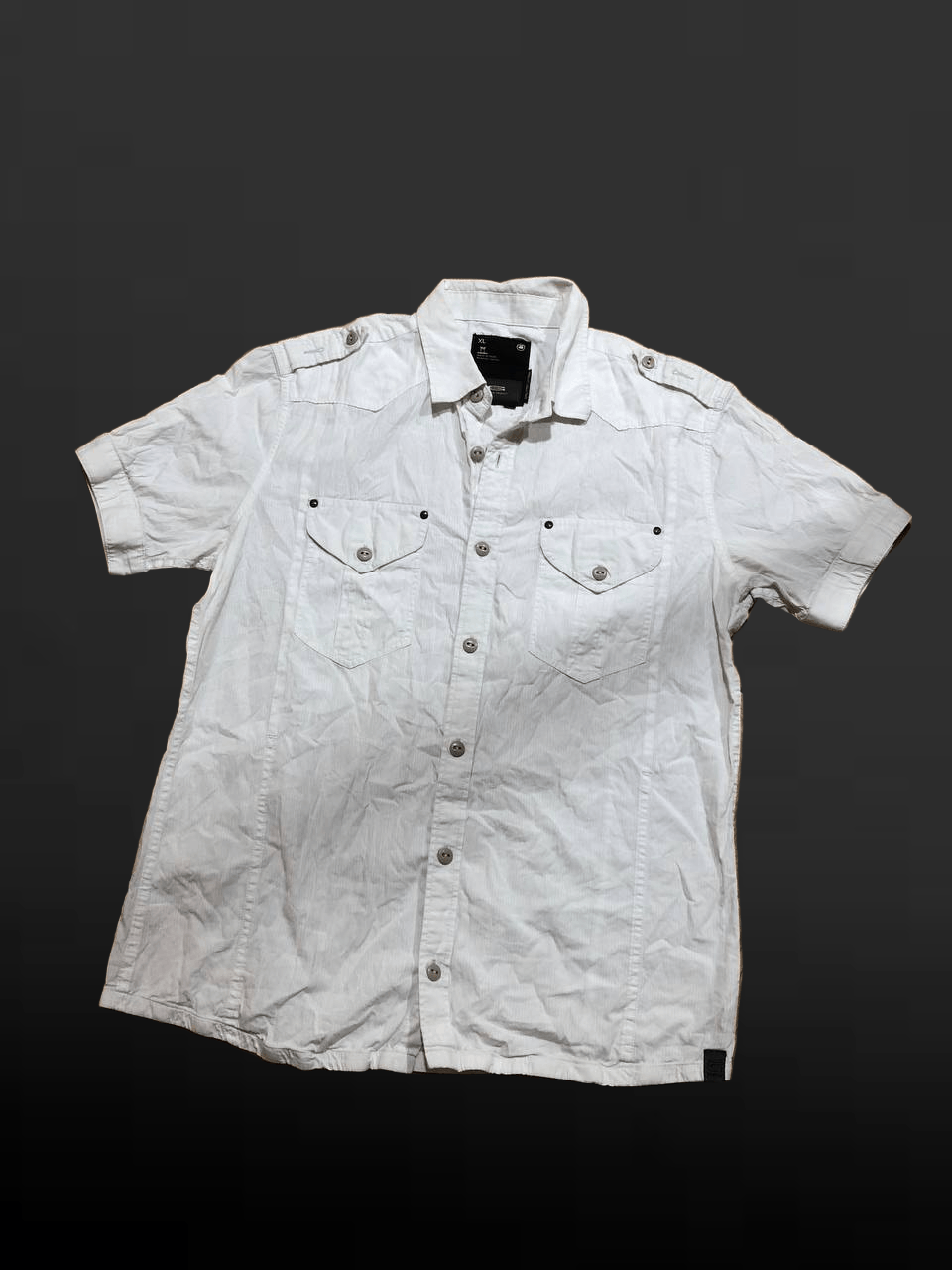 G-Star G-Star Raw Shirt Mens Button Up Cotton Pocket Short Sleeve Size US XL / EU 56 / 4 - 1 Thumbnail
