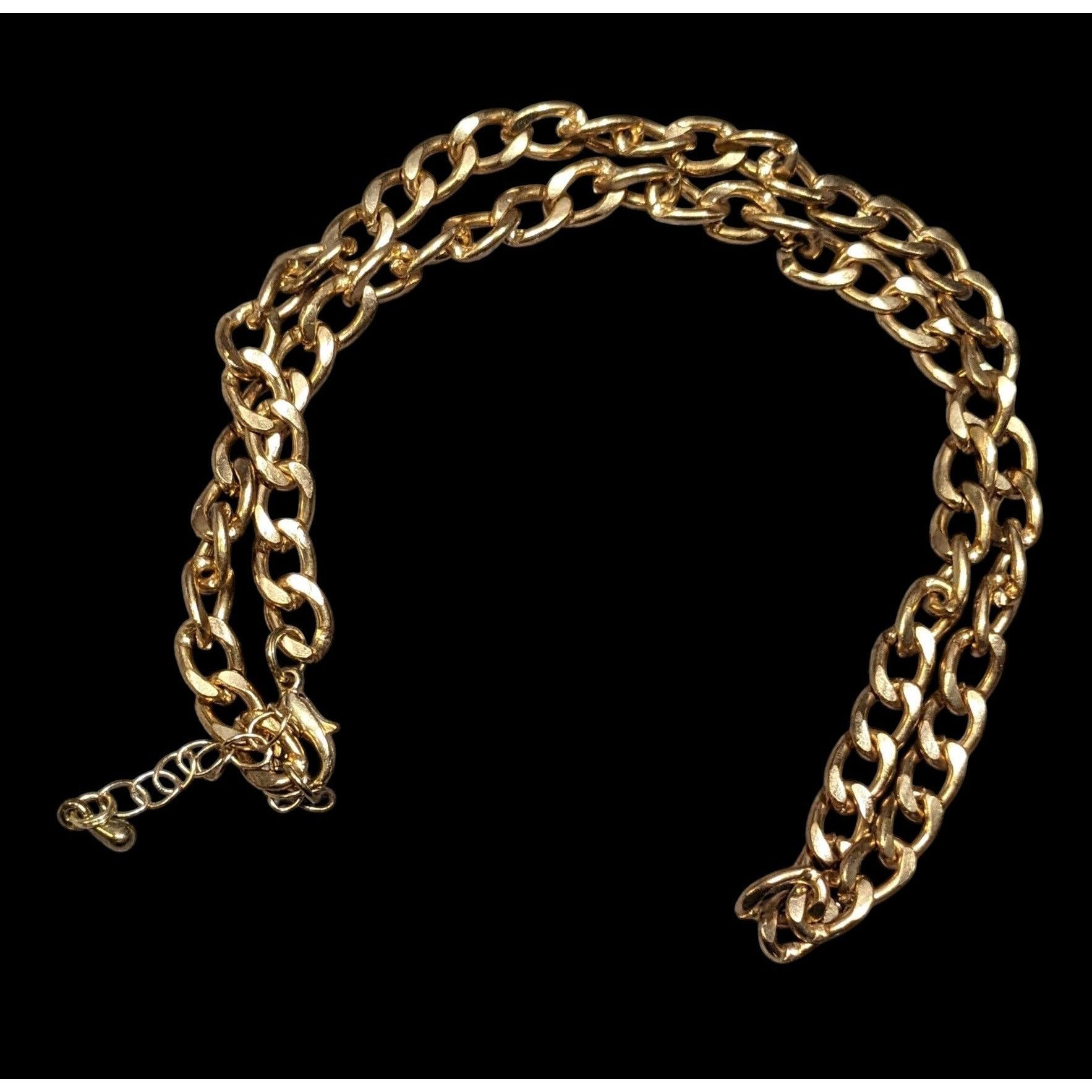 Other Classic Casual Gold Tone Curb Chain Necklace Size ONE SIZE - 1 Thumbnail
