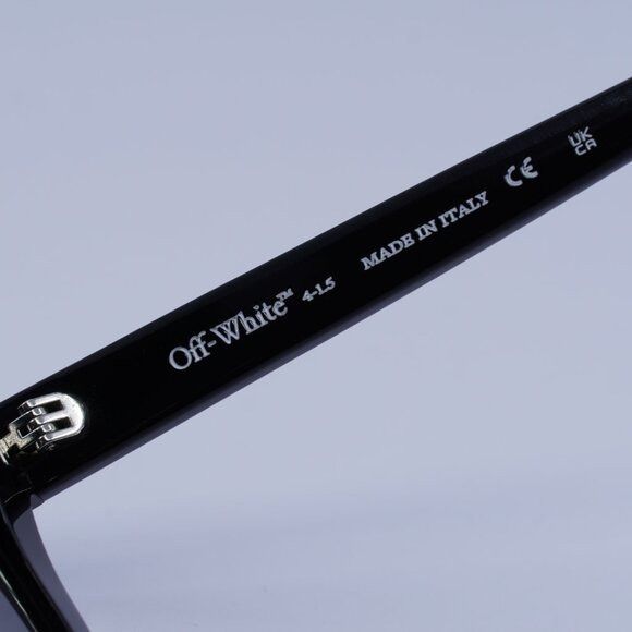 Off-White Off-White OERI142 WINDSOR 1007 Sunglasses Black Square Frame Size ONE SIZE - 7 Thumbnail