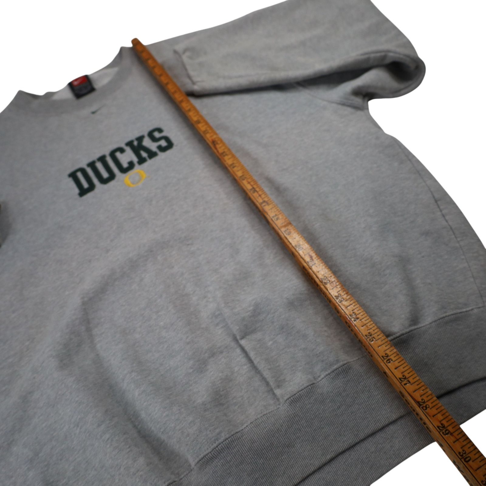 NCAA × Nike × Vintage VTG 90s Nike University of Oregon Ducks Spellout Sweatshirt Size US L / EU 52-54 / 3 - 8 Thumbnail