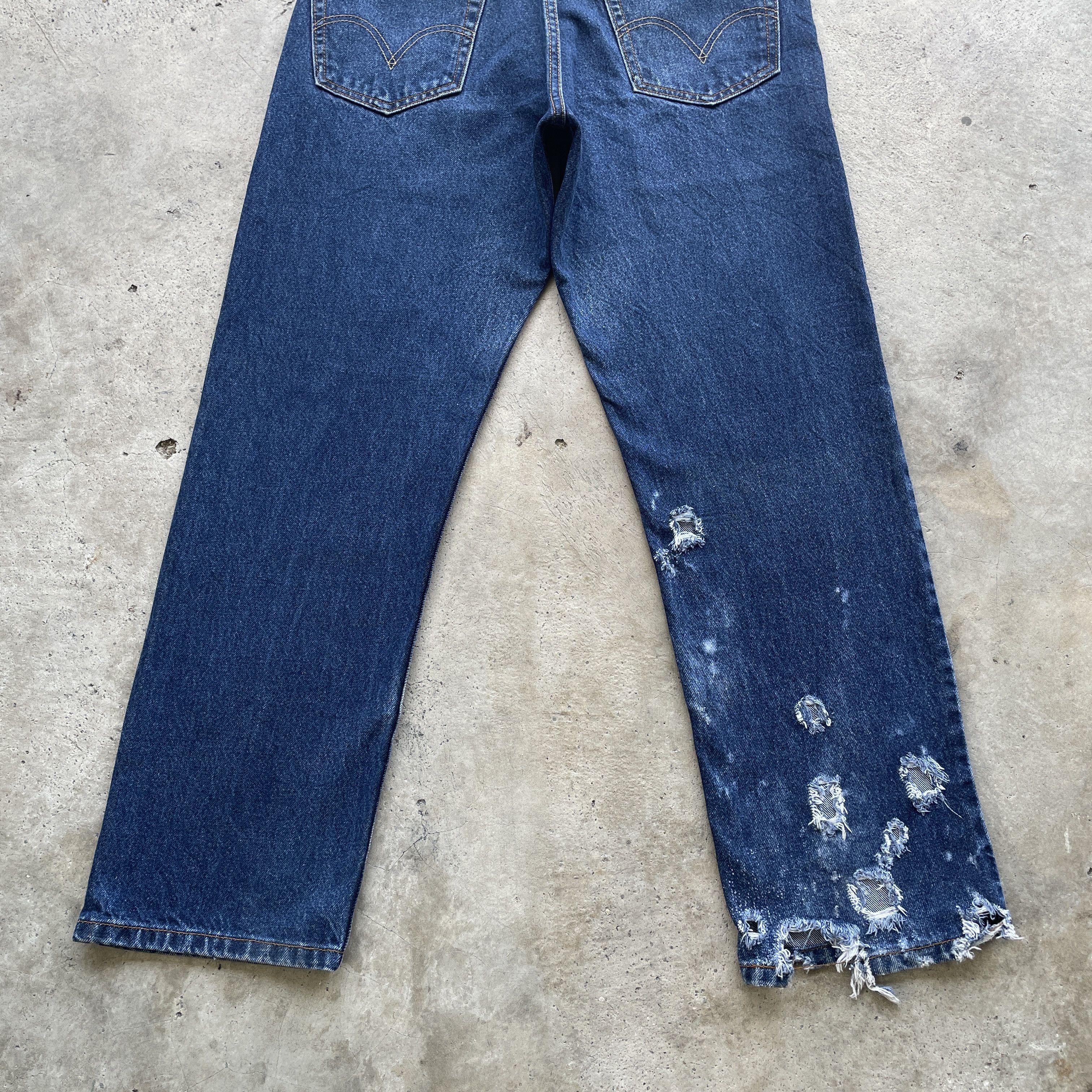 Levi's VINTAGE LEVI’S 505 JEANS PANTS DENIM THARSHED W32x29 Size US 32 / EU 48 - 11 Thumbnail