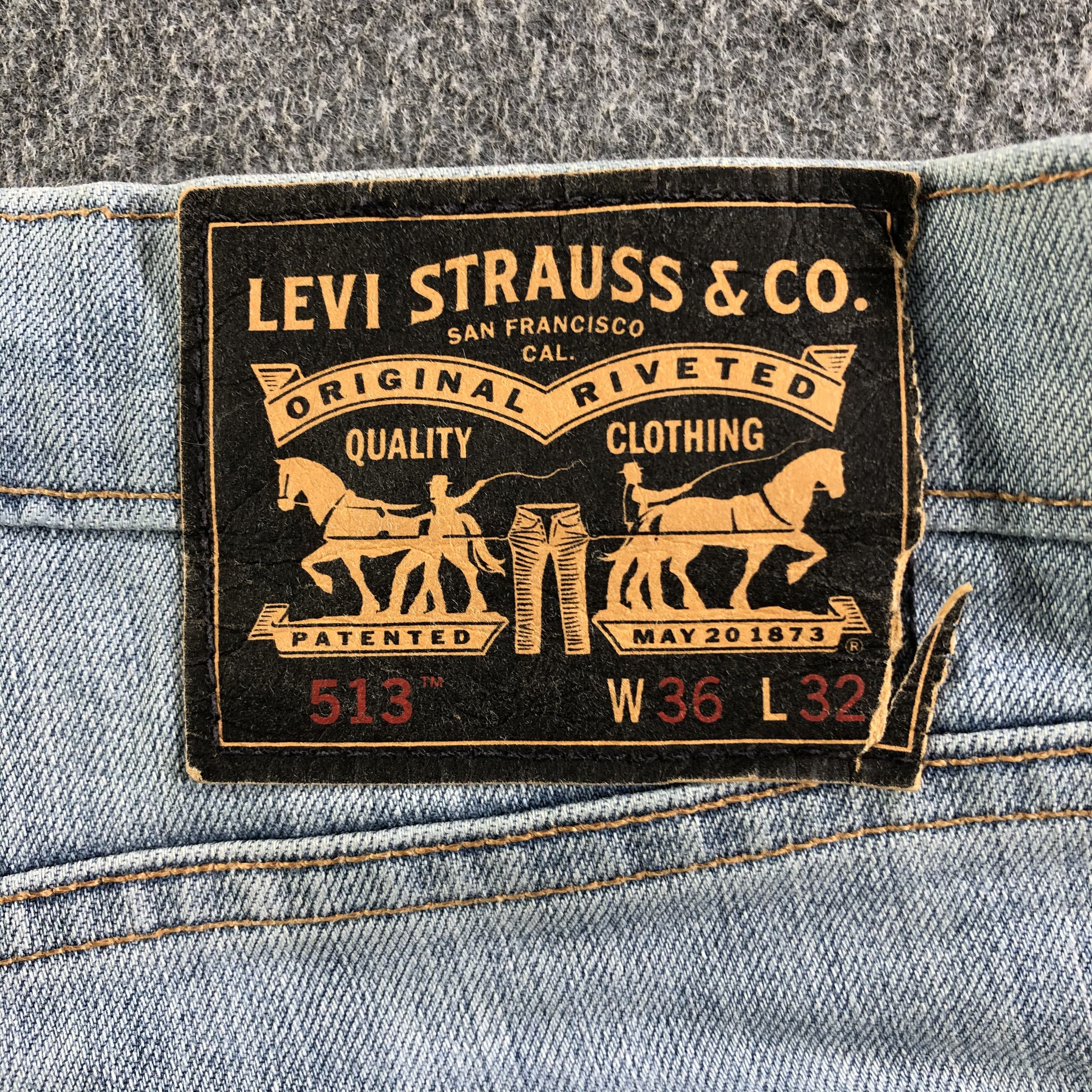 Levi's Vintage Light Wash Levis 513 Jeans-J3451 Size US 36 / EU 52 - 5 Thumbnail