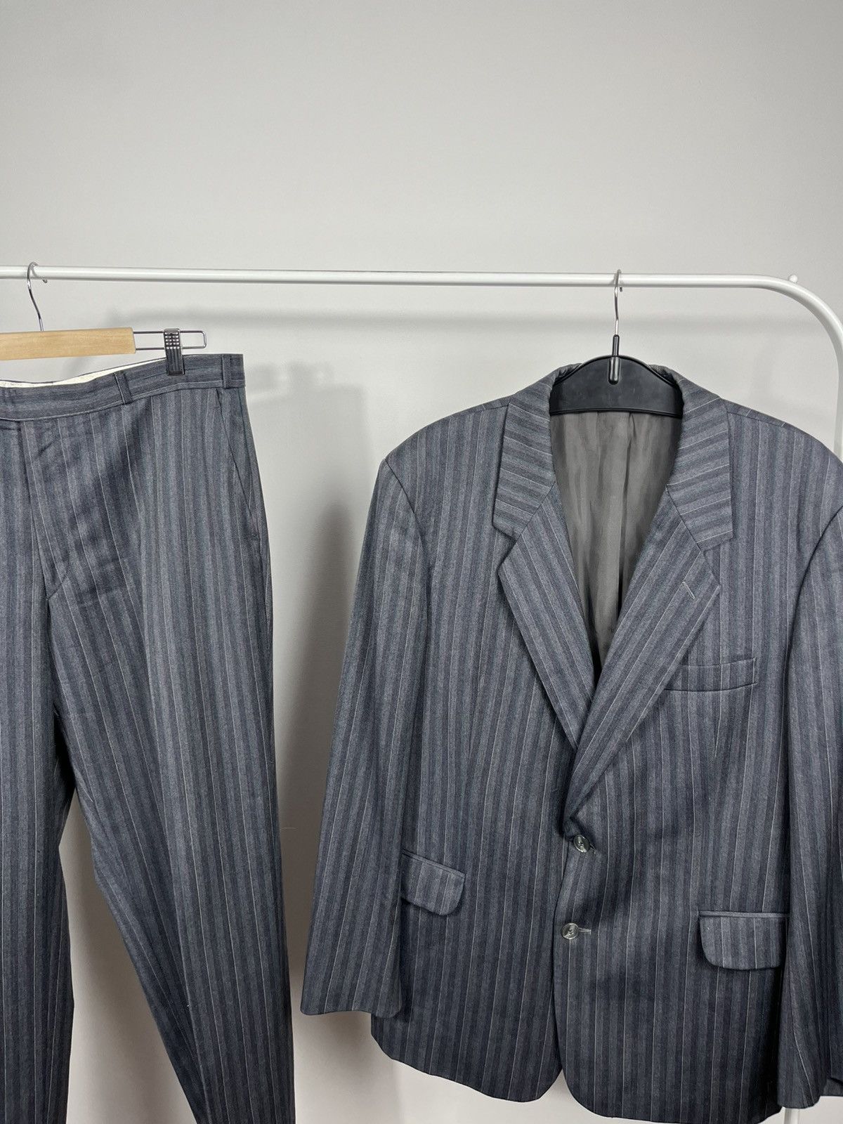Other Vintage Kaiser Schirmer Wool Suit Blazer Pants West Germany Size 44R - 2 Thumbnail