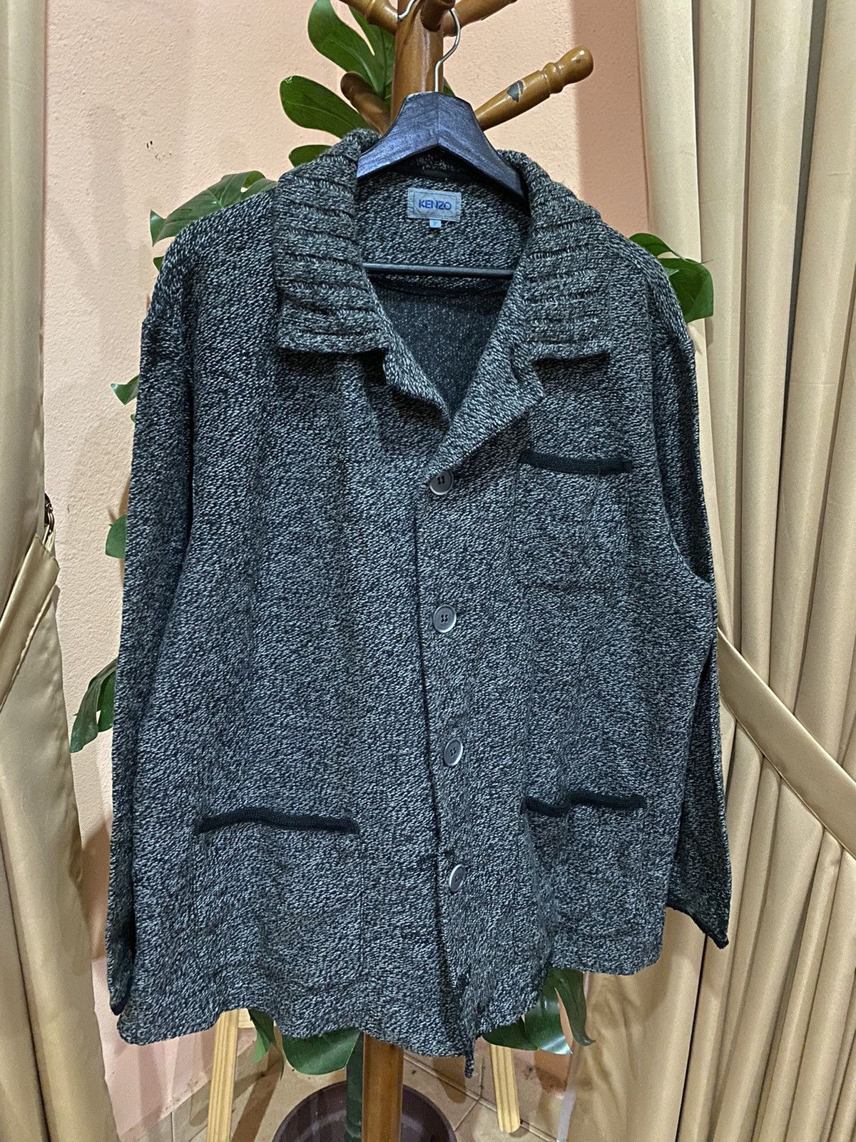 Kenzo VINTAGE KENZO KNIT CARDIGAN Size US L / EU 52-54 / 3 - 5 Thumbnail