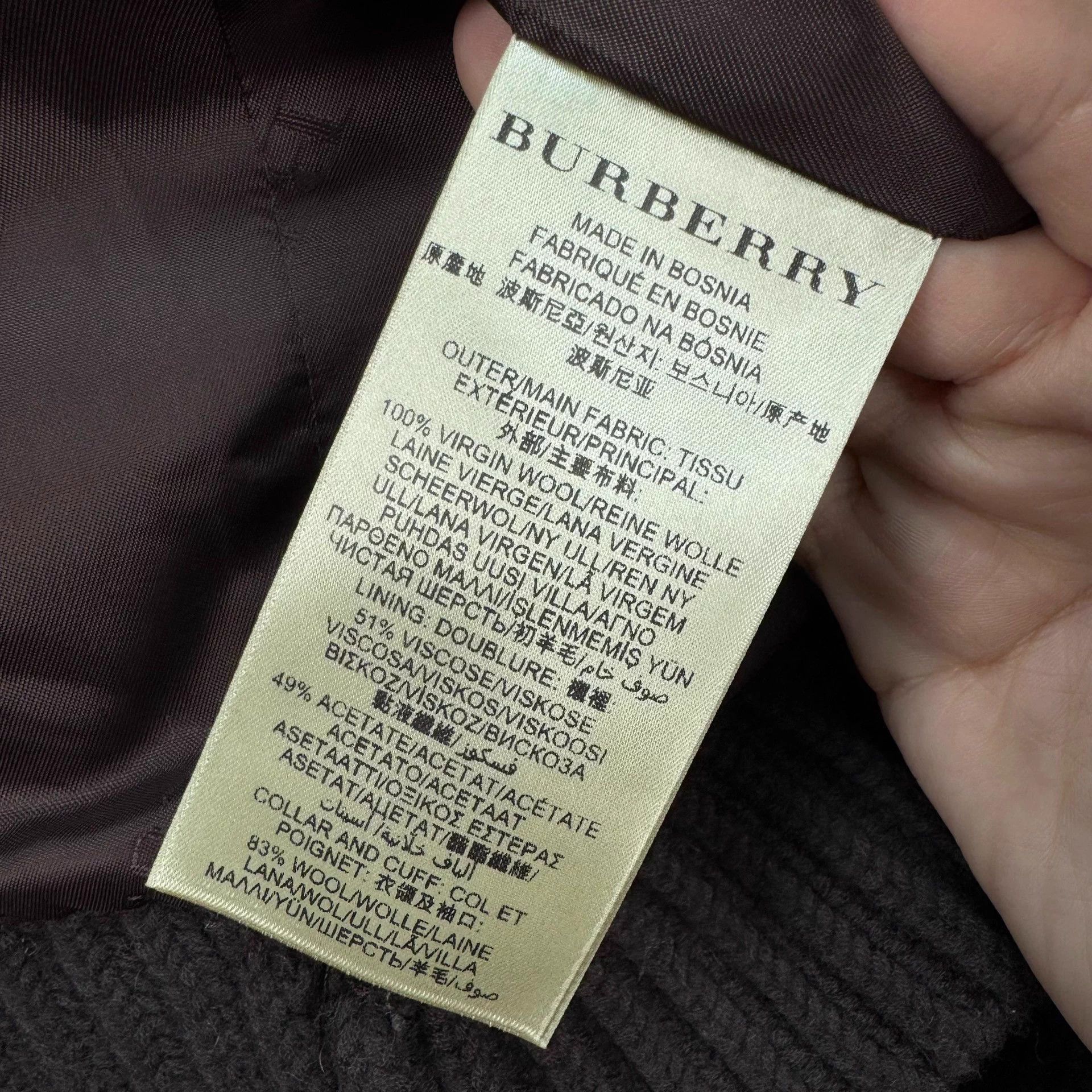 Burberry Burberry Zipper Wool Short Jacket M 99 New Size M / US 6-8 / IT 42-44 - 8 Thumbnail