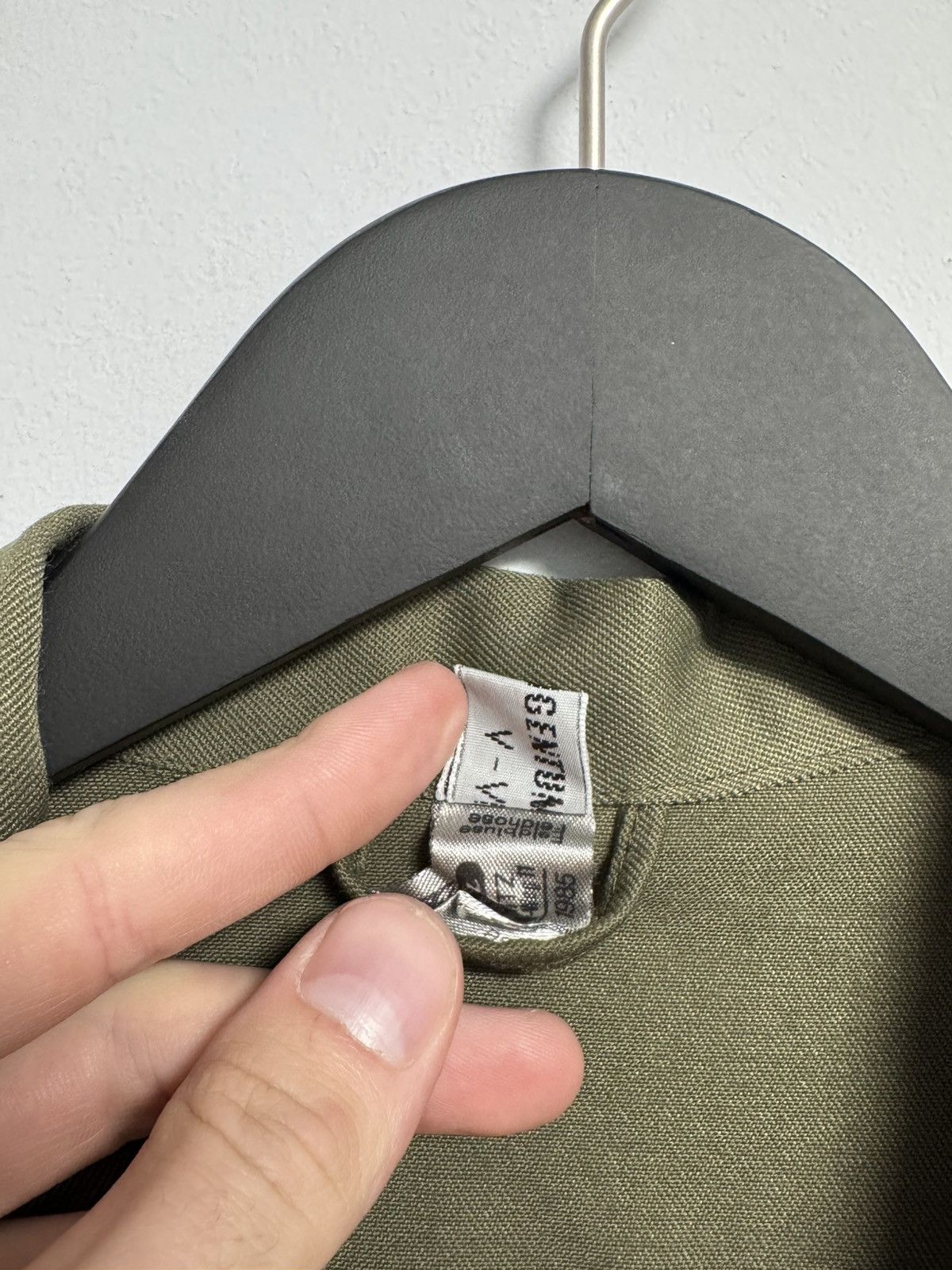 Vintage VINTAGE MILITARY HBT PVBA MONETEX LENDELEDE 96-100 Size US XL / EU 56 / 4 - 10 Thumbnail