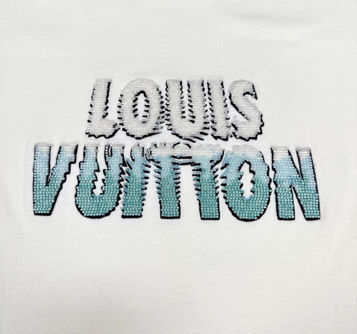 Louis Vuitton Louis Vuitton Beaded Letter Short Sleeve T-shirt K12 Size US L / EU 52-54 / 3 - 3 Thumbnail