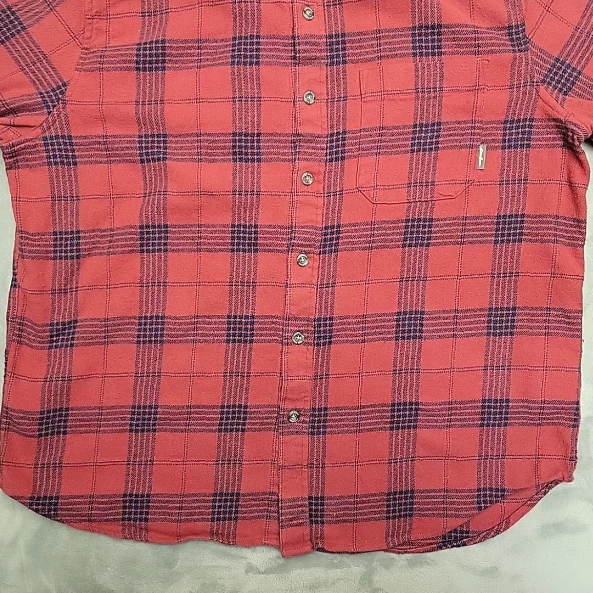 Eddie Bauer Eddie Bauer Flannel Shirt Mens XL Red Plaid Outdoors Classic Hunt Fish Button-Up Pocketed Collar-Down Casual Mens Size US XL / EU 56 / 4 - 2 Thumbnail