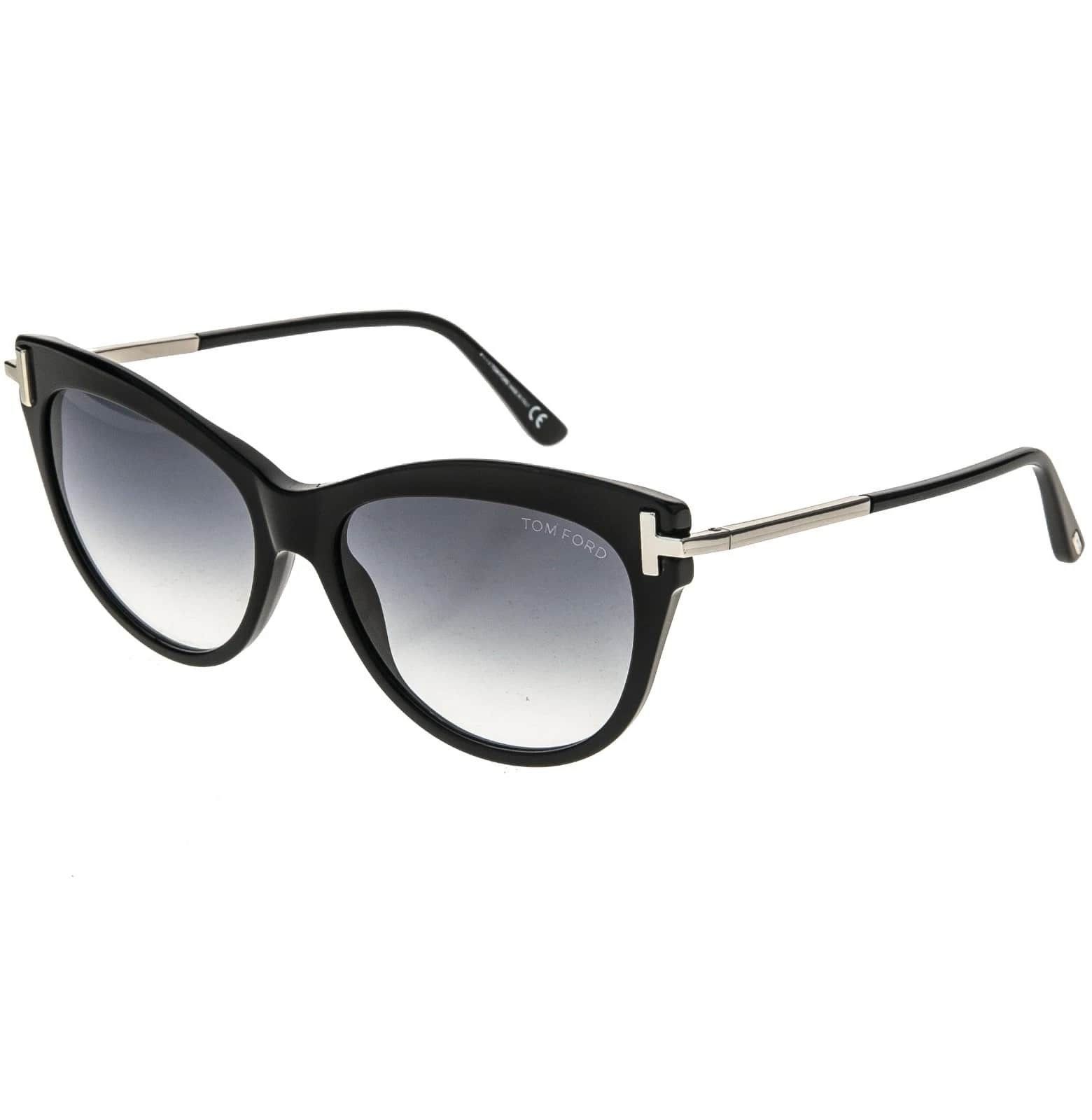 Tom Ford TOM FORD KIRA TF821 01B Silver Black Sunglasses 821 FT0821 Size ONE SIZE - 4 Thumbnail