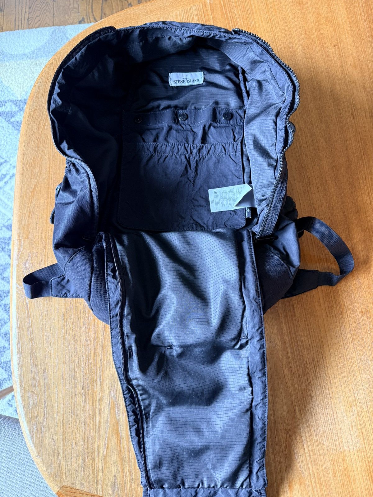 Stone Island Stone Island 23L Black Nylon Backpack Size ONE SIZE - 4 Thumbnail