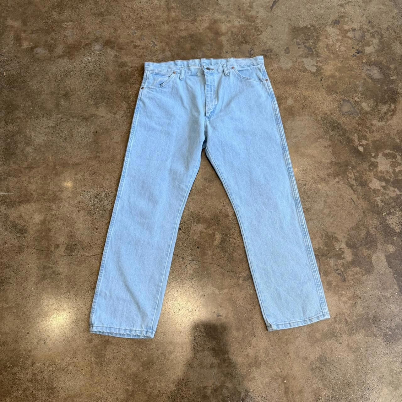 Wrangler Wrangler Men's Blue Jeans Size US 36 / EU 52 - 2 Thumbnail