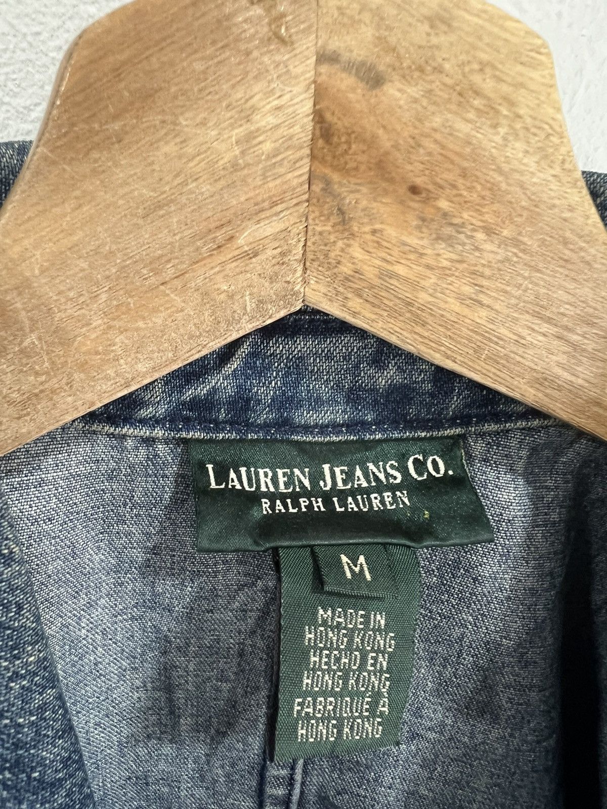 Ralph Lauren Vtg Womens Ralph Lauren Polo Denim Jean Jacket Navy usn army Size M / US 6-8 / IT 42-44 - 5 Thumbnail