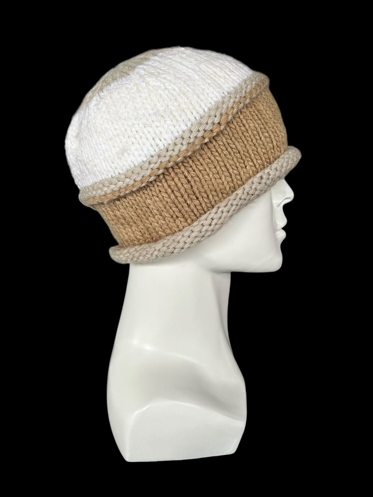 Japanese Brand × Kapital × Vintage Crochet Knitted handmade Beanie Hats ☠️☠️ Size ONE SIZE - 2 Thumbnail