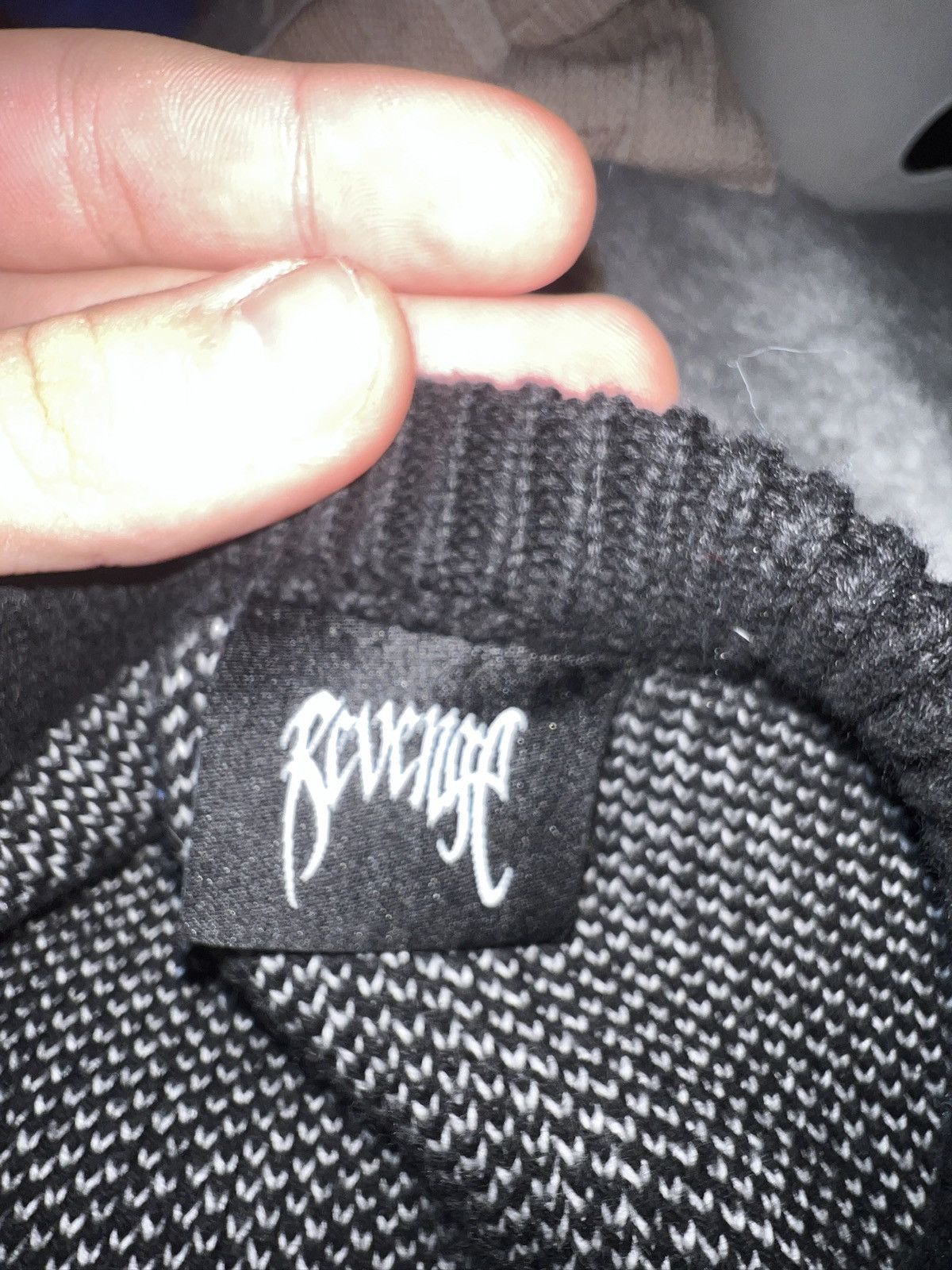Revenge David & Goliath Revenge Knit Sweater Size US XL / EU 56 / 4 - 2 Thumbnail