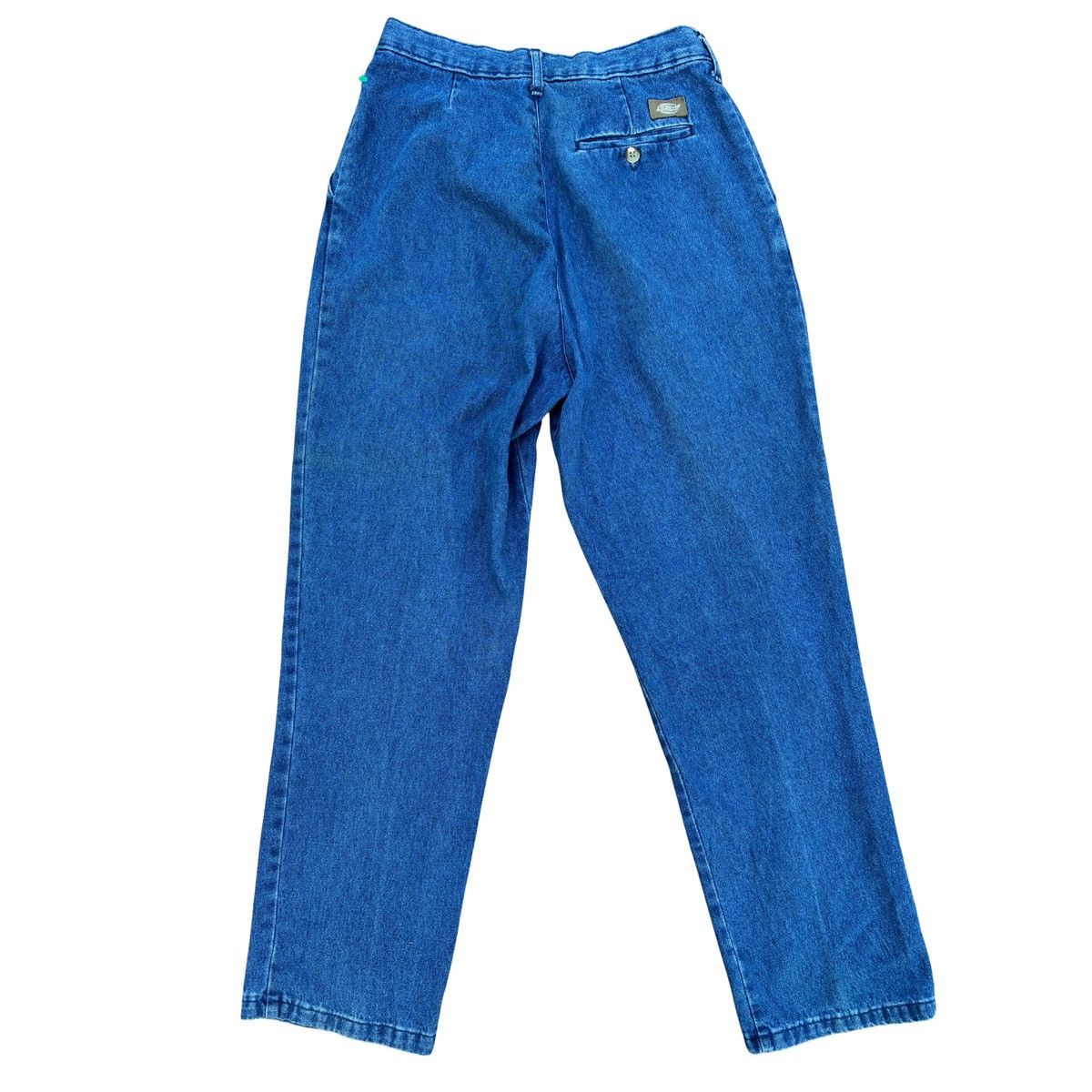 Dickies Vintage 90s Dickies Pleated Denim Jeans Talon Zipper Size 28" / US 6 / IT 42 - 2 Thumbnail