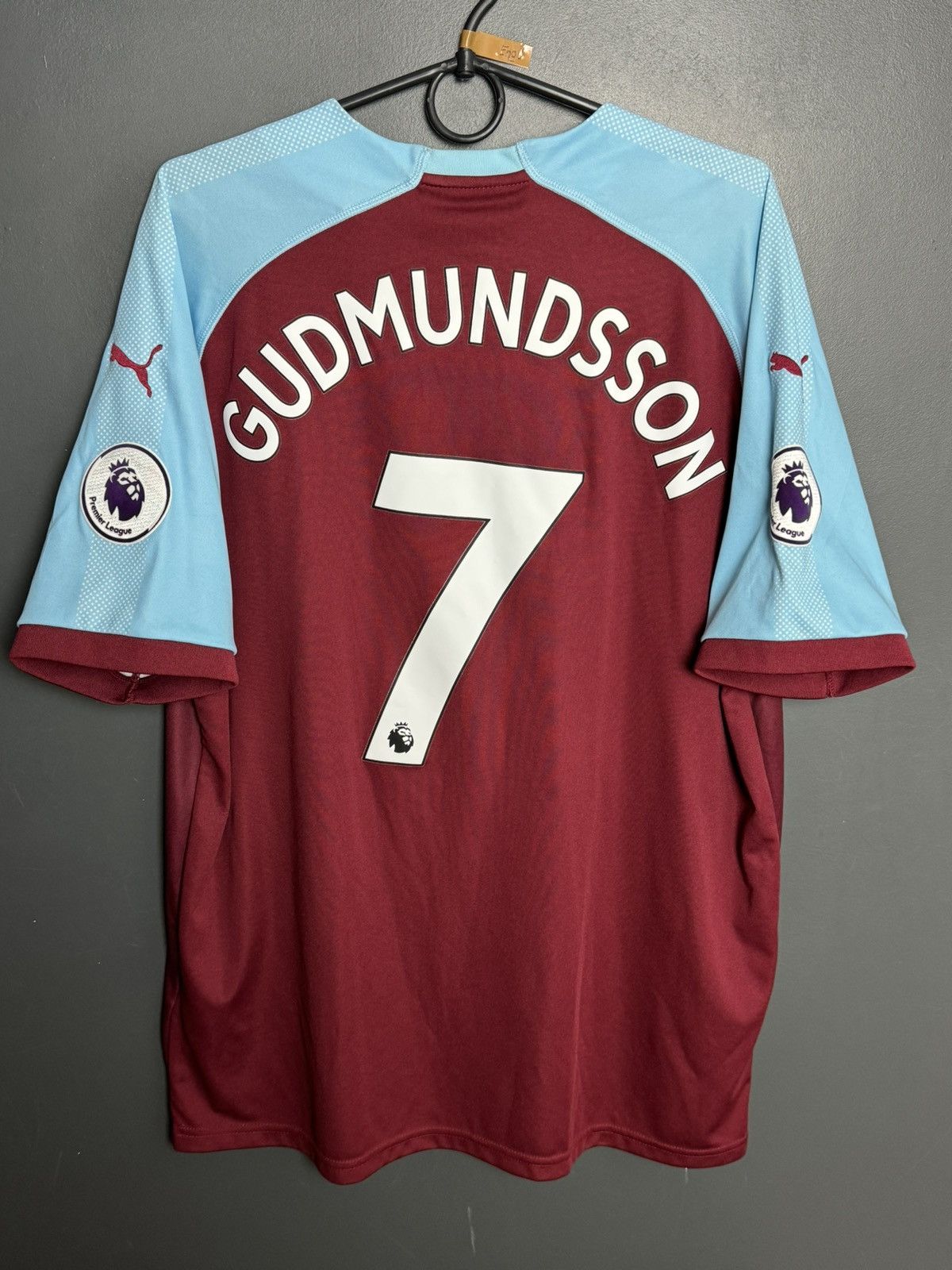 Burnley 18/19 Home Gudmundsson Football Jersey