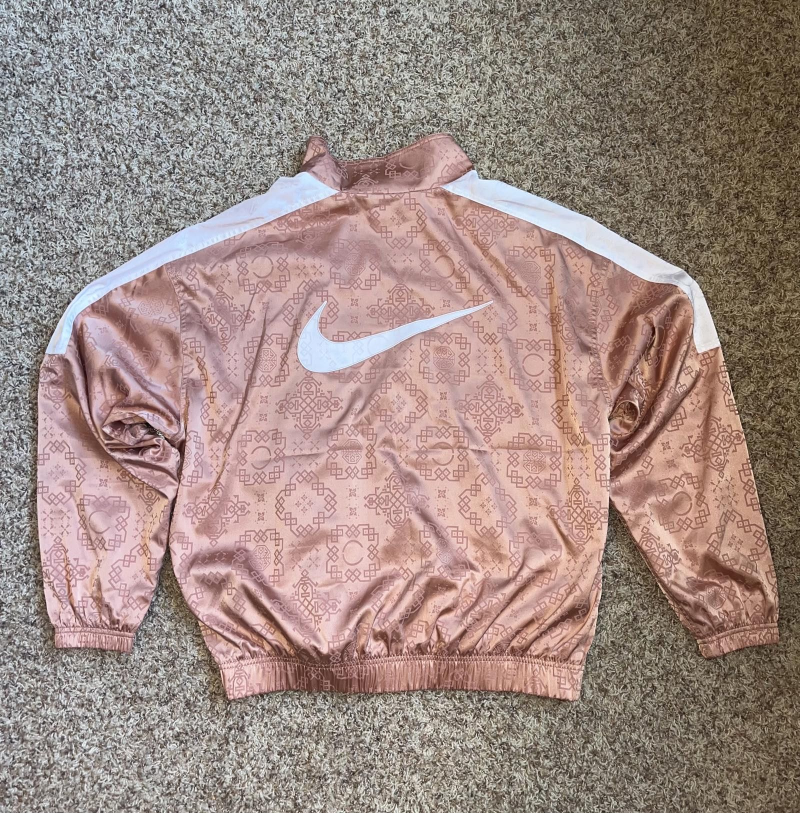 Nike Nike x Clot Rose Gold Silk Track Jacket Sample Size US L / EU 52-54 / 3 - 8 Thumbnail