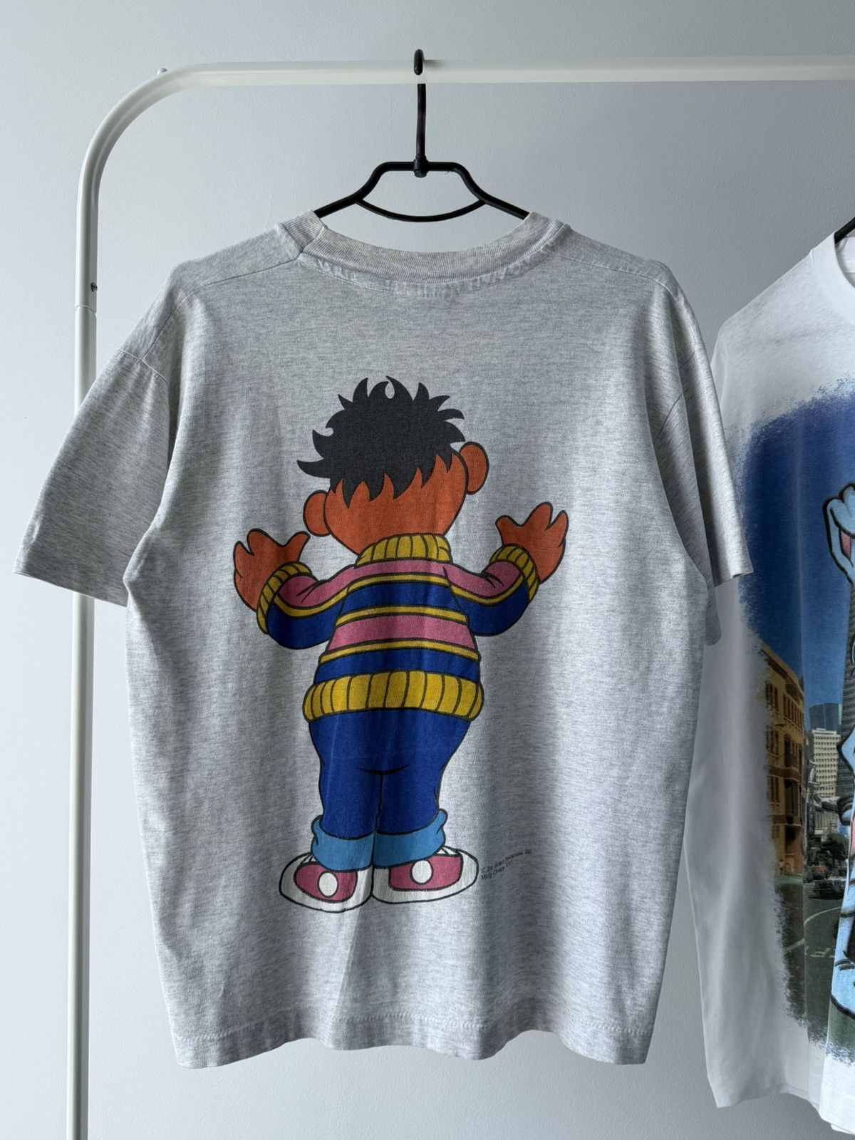 Cartoon Network Vintage 90s Sesame Street Ernie T-Shirt Tee Size US M / EU 48-50 / 2 - 2 Thumbnail