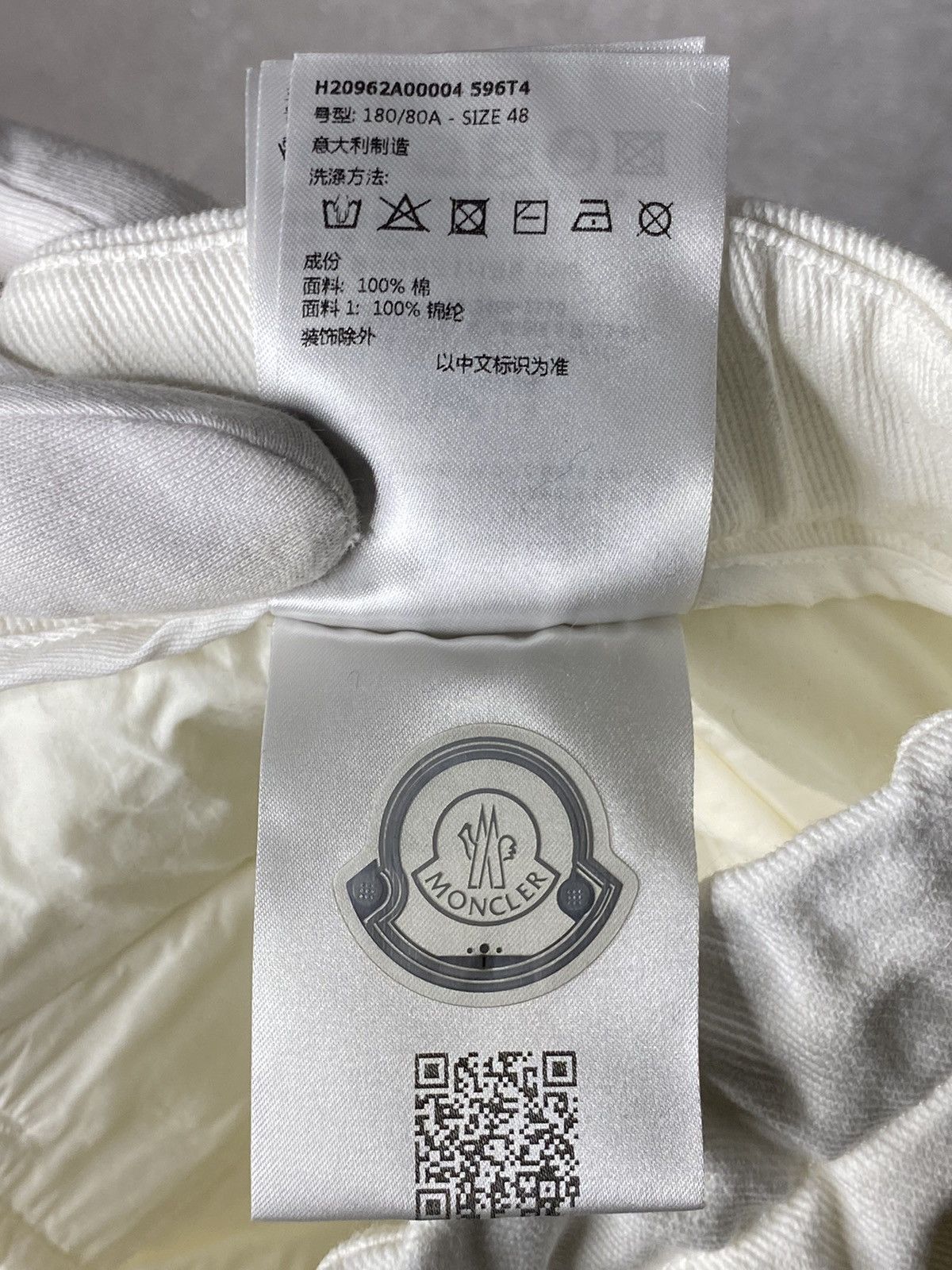 Moncler Moncler 70 Limited Edition White Cargo Pants Size 48 Size US 32 / EU 48 - 18 Thumbnail