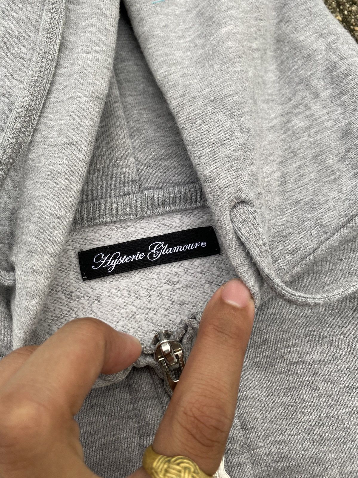 Hysteric Glamour VINTAGE Hysteric Glamour Zip Hoodie Size US S / EU 44-46 / 1 - 10 Thumbnail