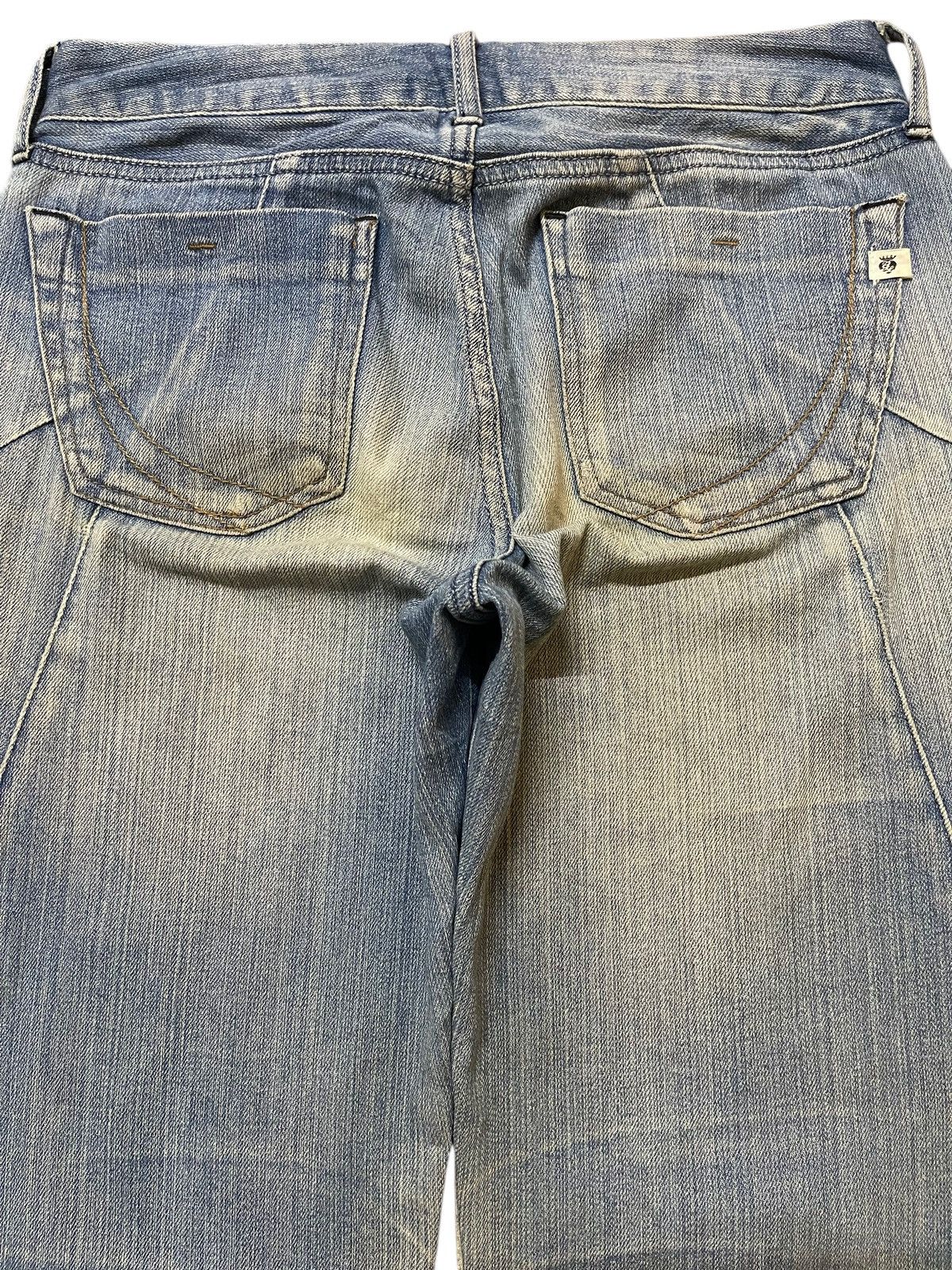 Tornado Mart Vintage Japanese Brand Mud Wash Style Wide Leg Baggy Jeans Size US 30 / EU 46 - 5 Thumbnail