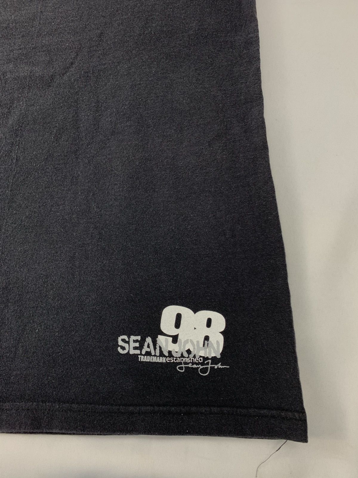 Sean John Sean John Est 98 Black Big Logo Printed Tee Size US XL / EU 56 / 4 - 7 Thumbnail