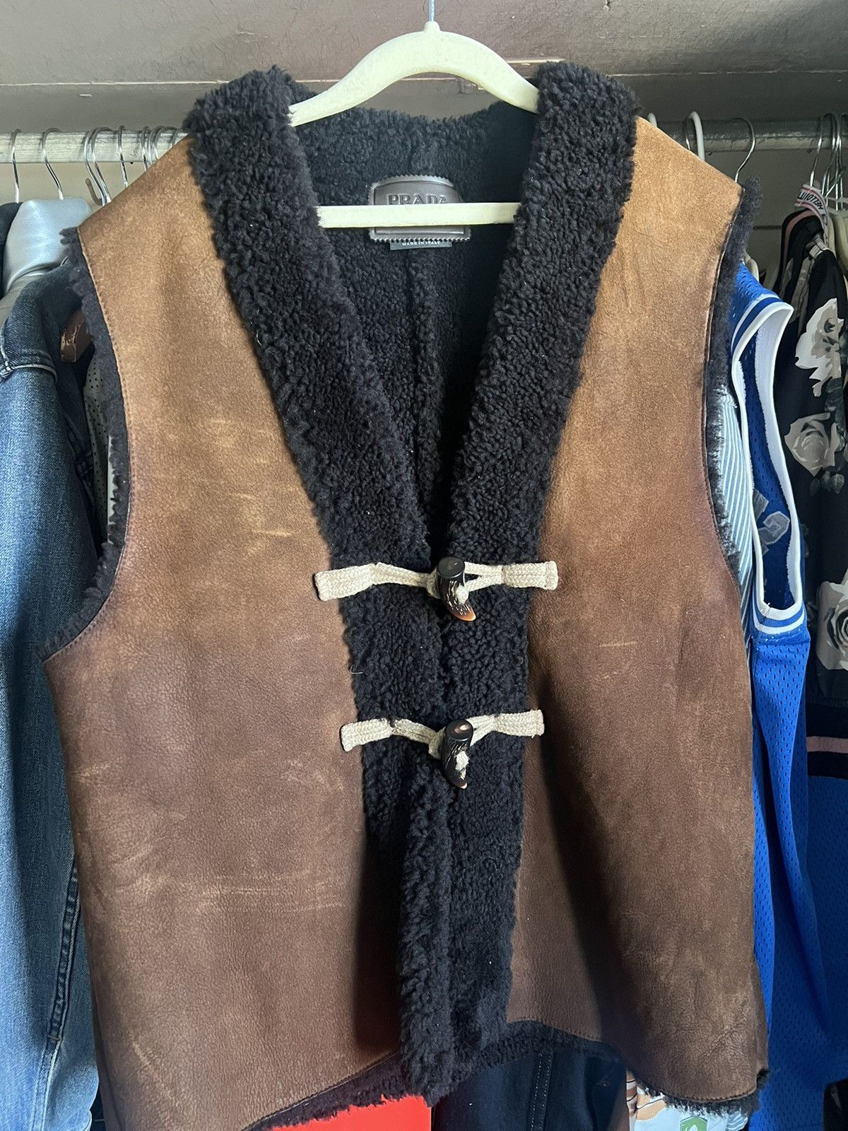 Prada Fur outlet Vest