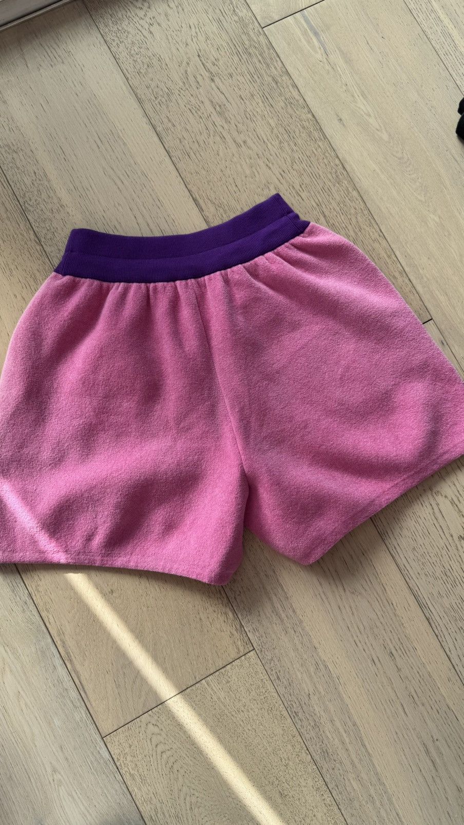 Louis Vuitton Louis Vuitton Terry Knit Drawstring Shorts – Pink / Purple Size 24" / US 00 / IT 34 - 2 Thumbnail