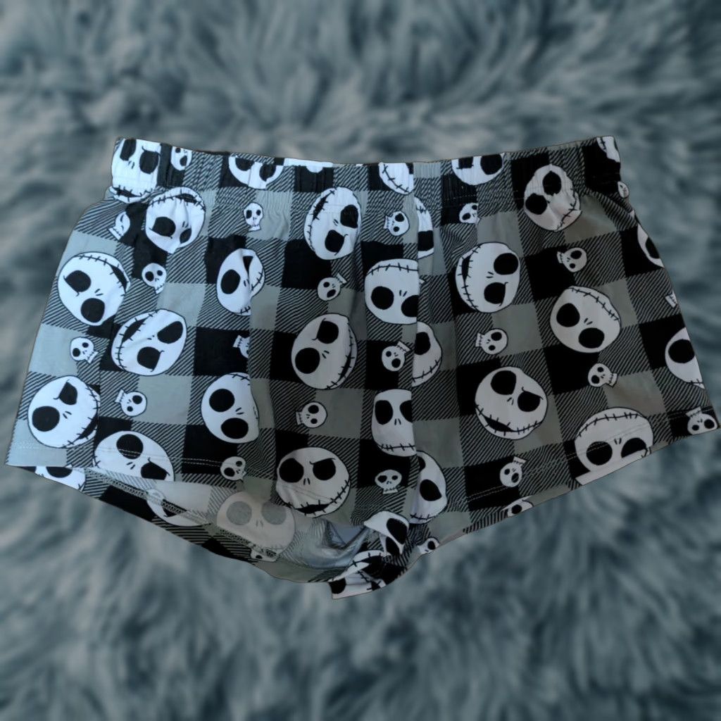 Disney Nightmare Before Christmas Disney Women's Pajama Lounge Shorts L Multicolor Christmas Halloween Jack Skellington Printed Graphic Size L / US 10 / IT 46 - 1 Thumbnail