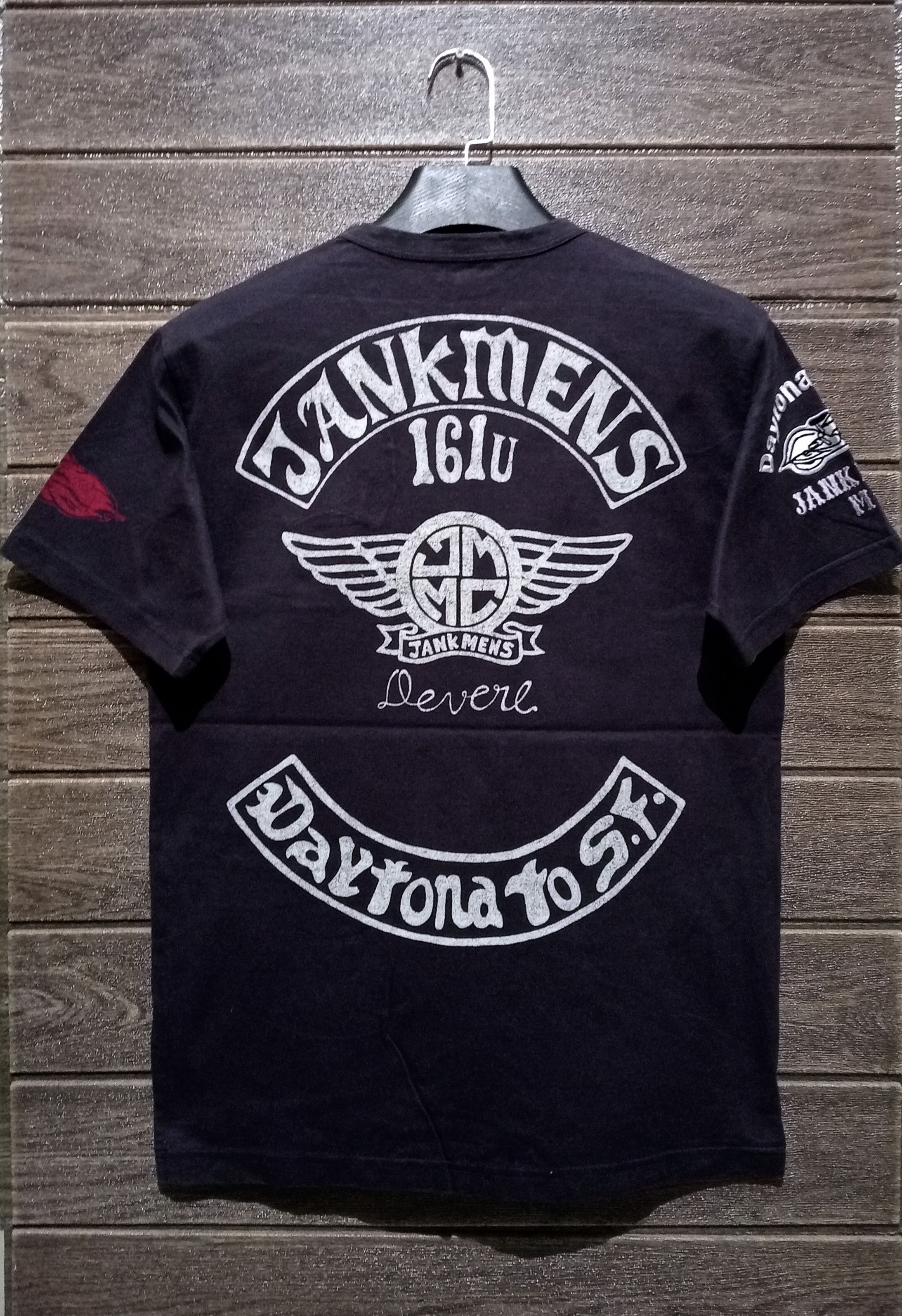 Japanese Brand Vintage MWS Daytona to S.F Jankmans MC Tee Size US L / EU 52-54 / 3 - 1 Thumbnail