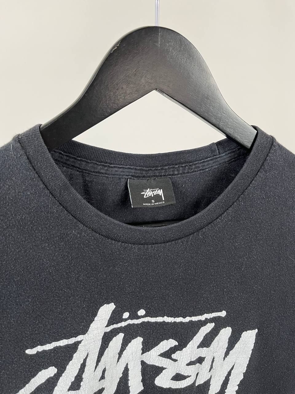 Stussy Vintage Stussy T-Shirt Big Logo Black Size S Size US S / EU 44-46 / 1 - 4 Thumbnail