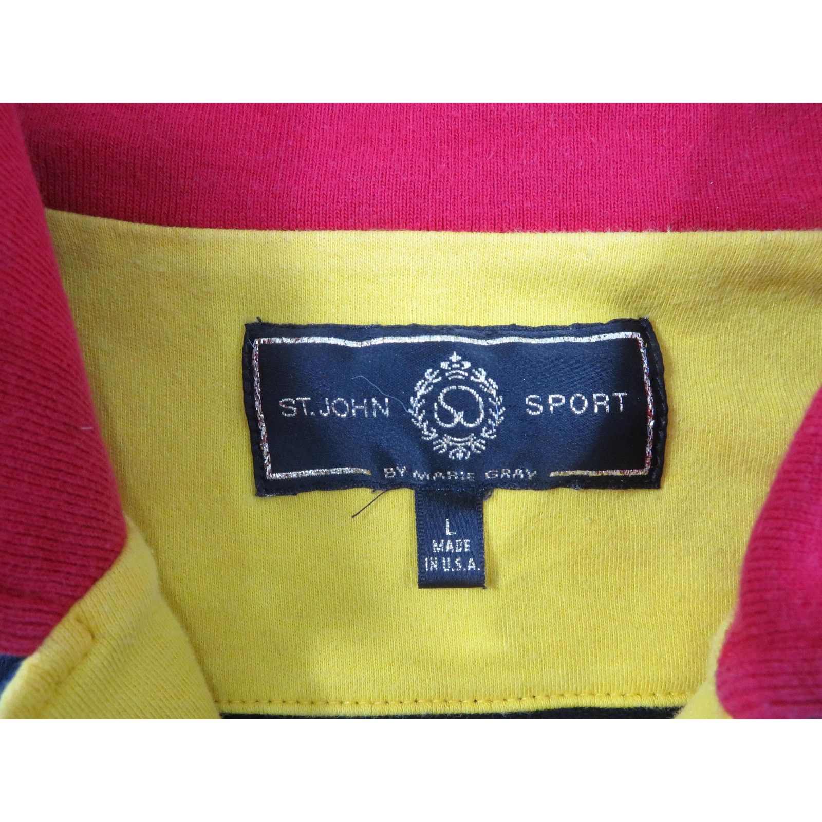 St. John St John Sport By Marie Gray Black Sweatshirt Sweater Sz L Size L / US 10 / IT 46 - 4 Thumbnail
