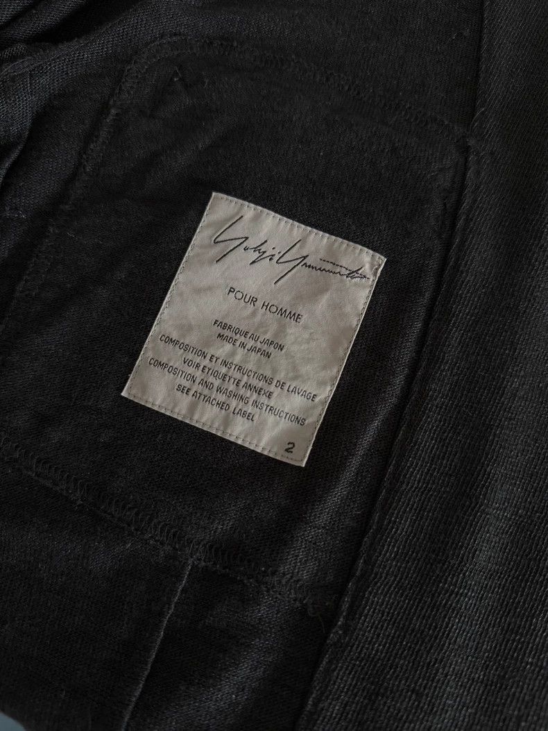 Yohji Yamamoto Yohji Yamamoto Yohji Yamamoto Homme Black Linen Jacket Size US M / EU 48-50 / 2 - 8 Thumbnail