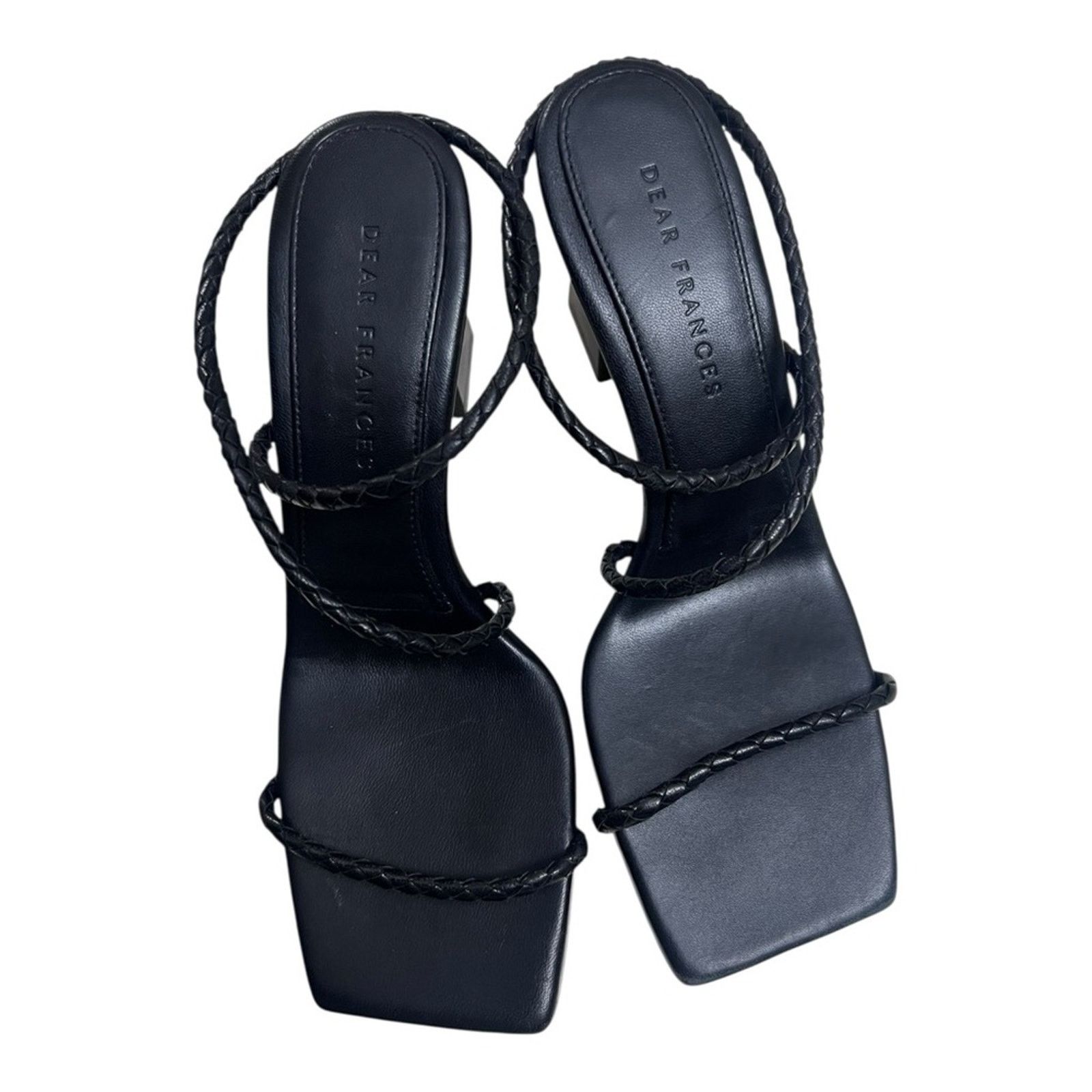 Dear Frances Dear Frances Rohe 70 Black Strappy Heels Size 7 Size US 7 / IT 37 - 2 Thumbnail
