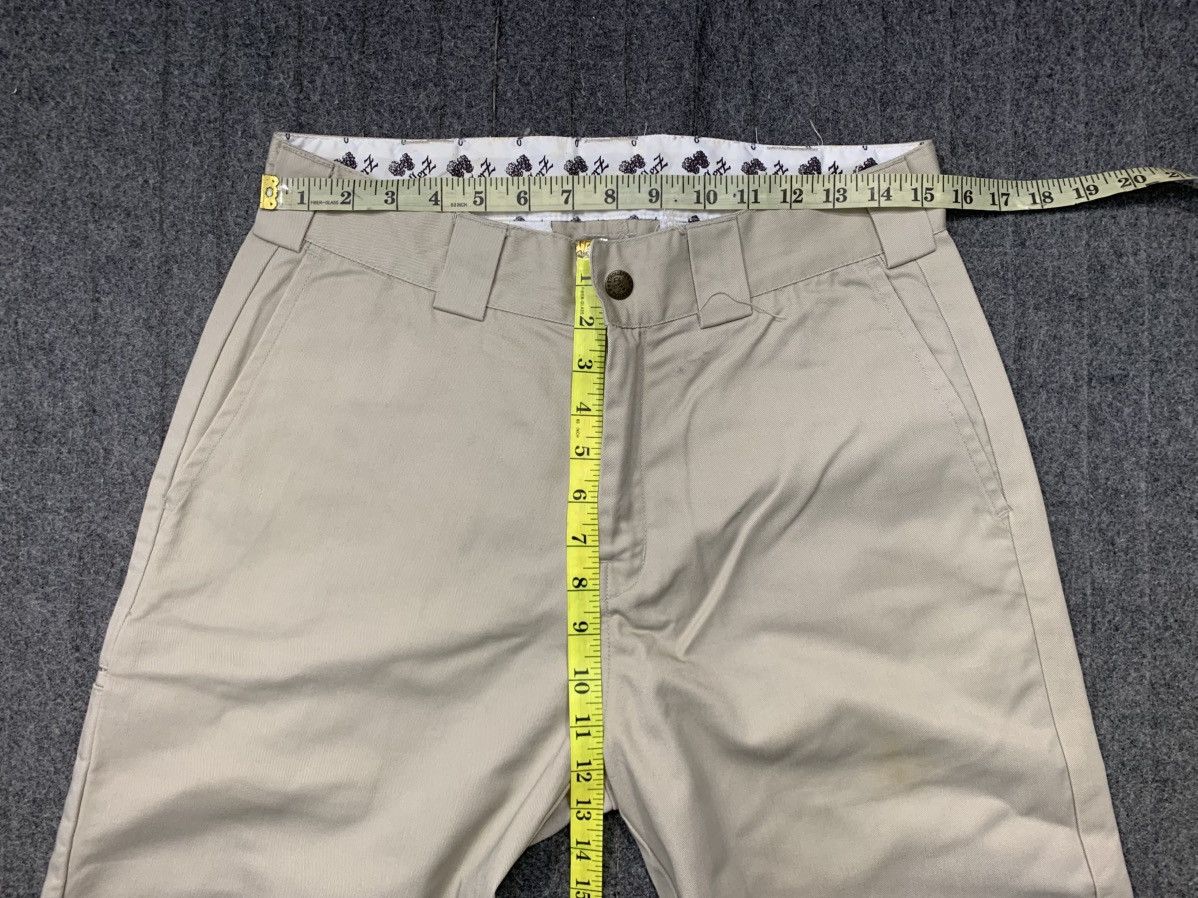 Japanese Brand Stroller Z Los Angeles Tan Suede Khakis Baggy Double Knee Size US 31 - 10 Thumbnail